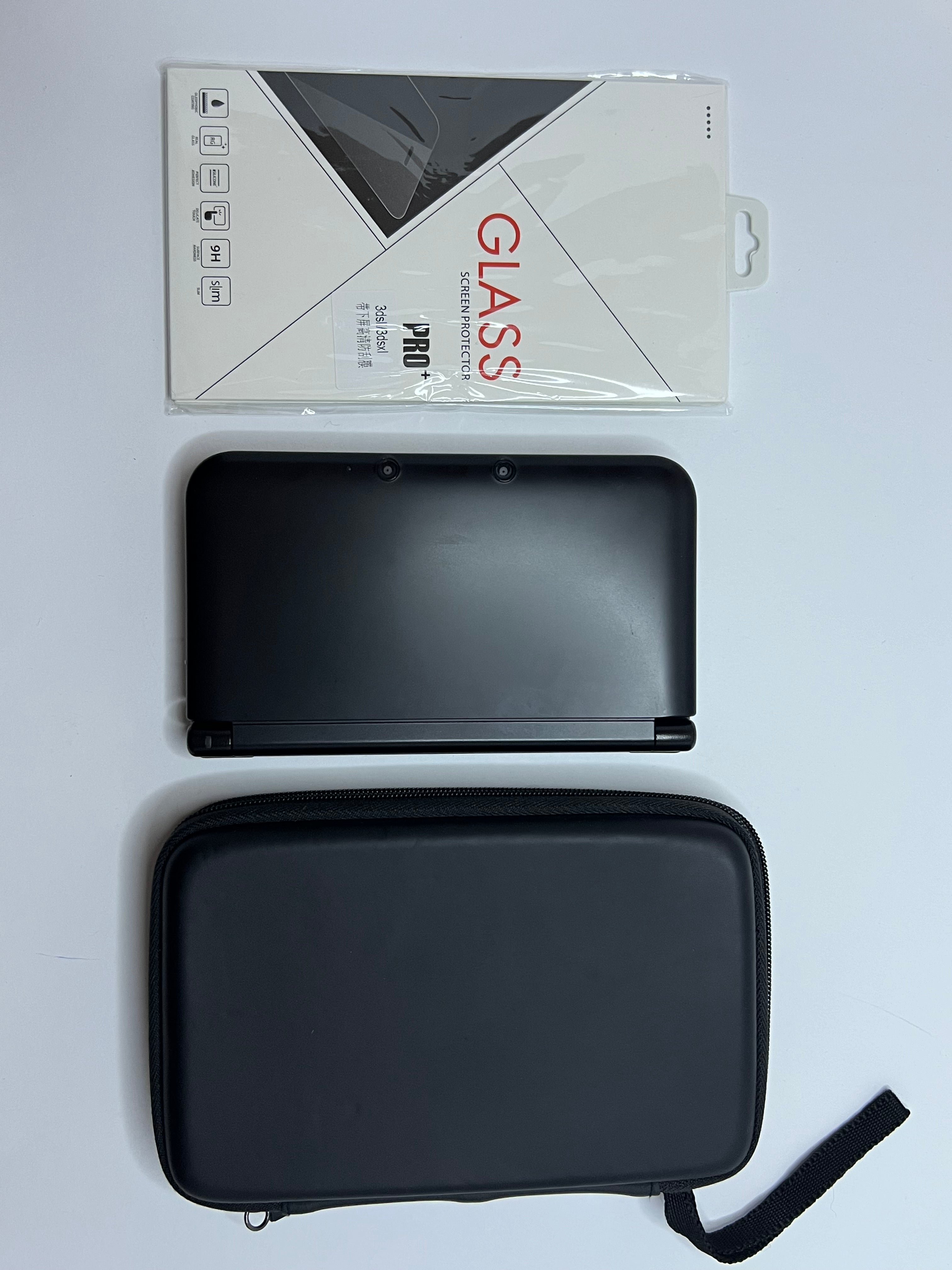 Nintendo 3DS XL Konsole in schwarz mit 128GB, Pokemon Bank, Poke Mover & vielen Extras