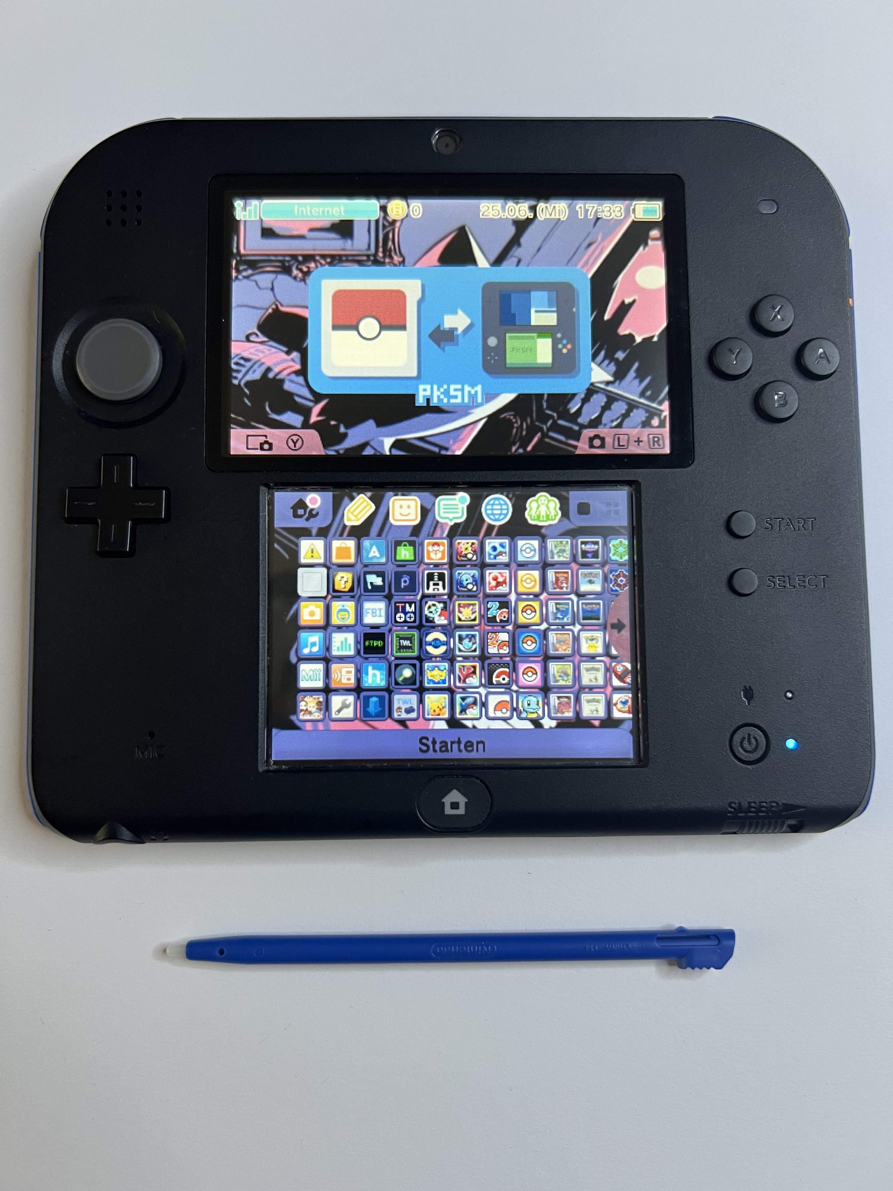 Nintendo 2DS Konsole mit 128GB, Pokemon Bank, Poke Mover & vielen Extras