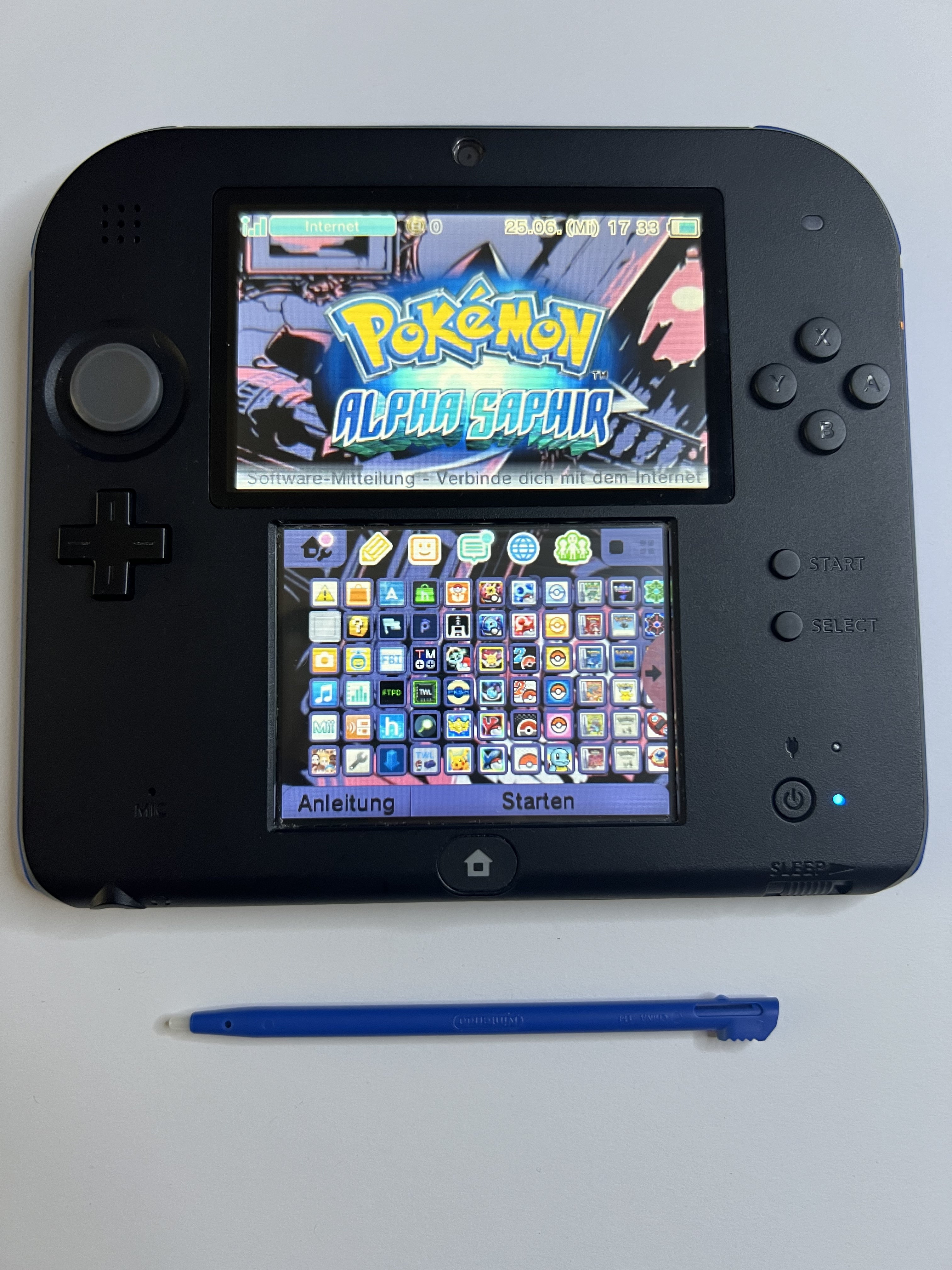 Nintendo 2DS Konsole mit 128GB, Pokemon Bank, Poke Mover & vielen Extras