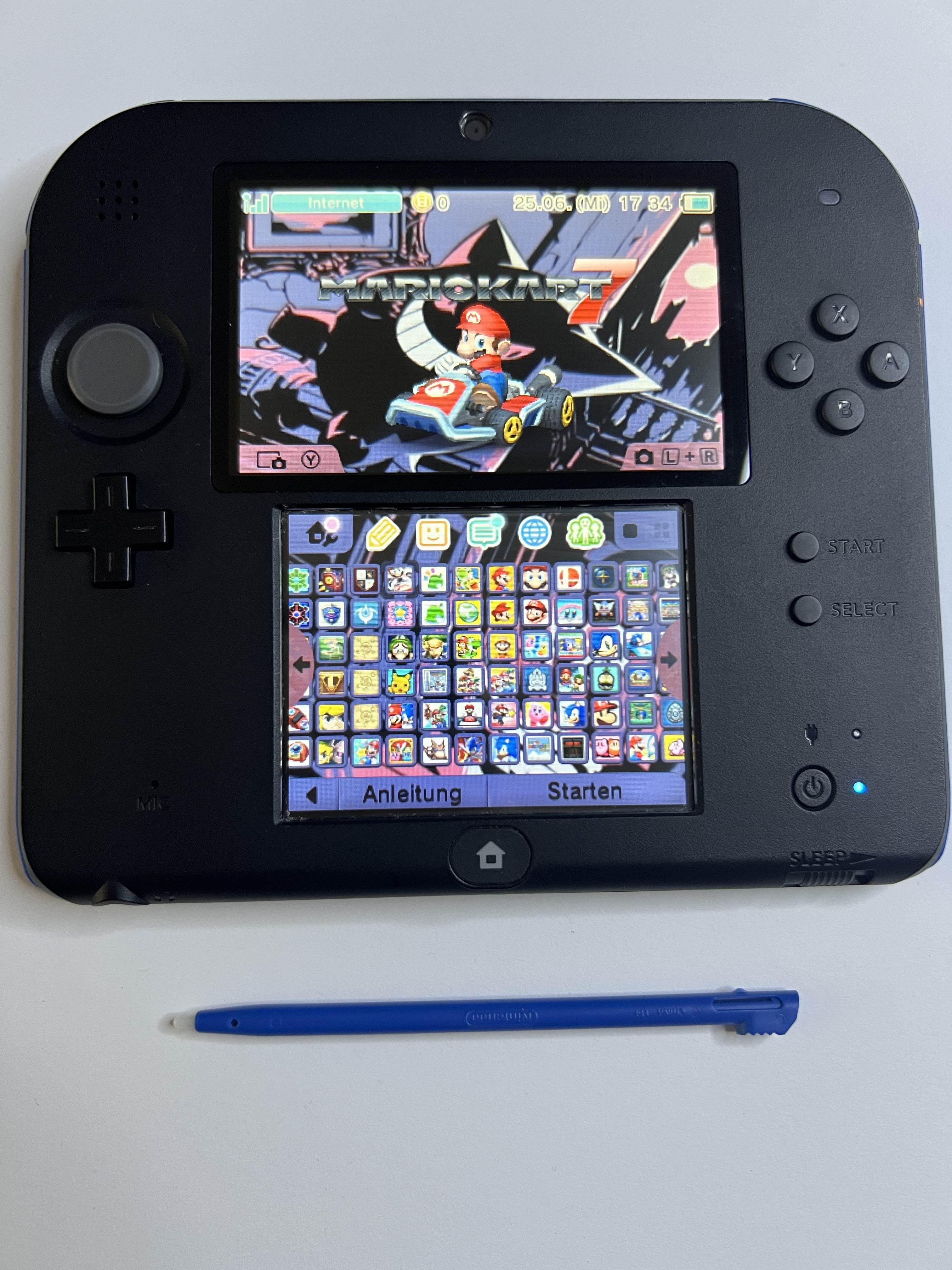Nintendo 2DS Konsole mit 128GB, Pokemon Bank, Poke Mover & vielen Extras