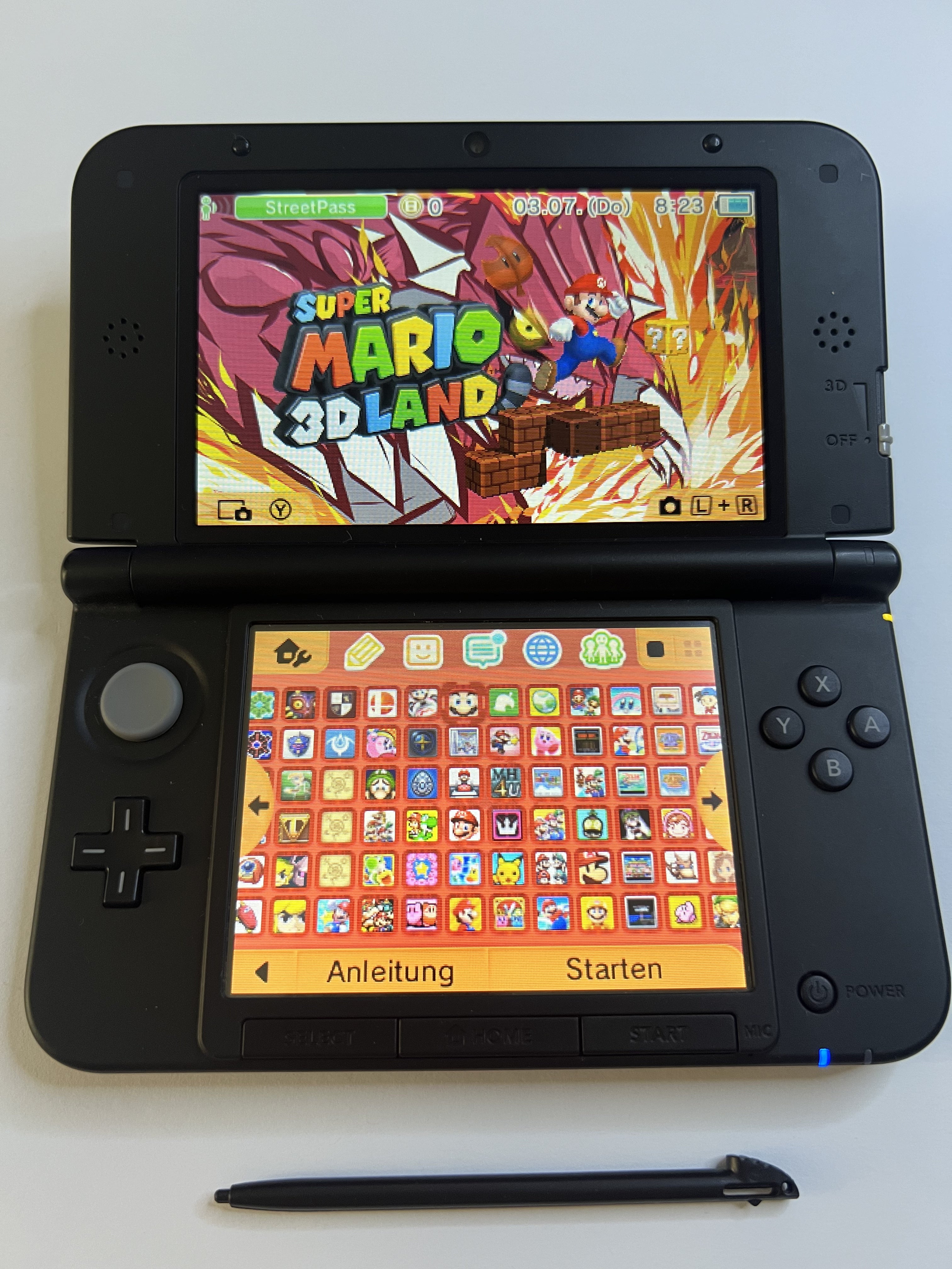 Nintendo 3DS XL Konsole rot CIB mit OVP, 128GB, Pokemon Bank, Poke Mover & vielen Extras
