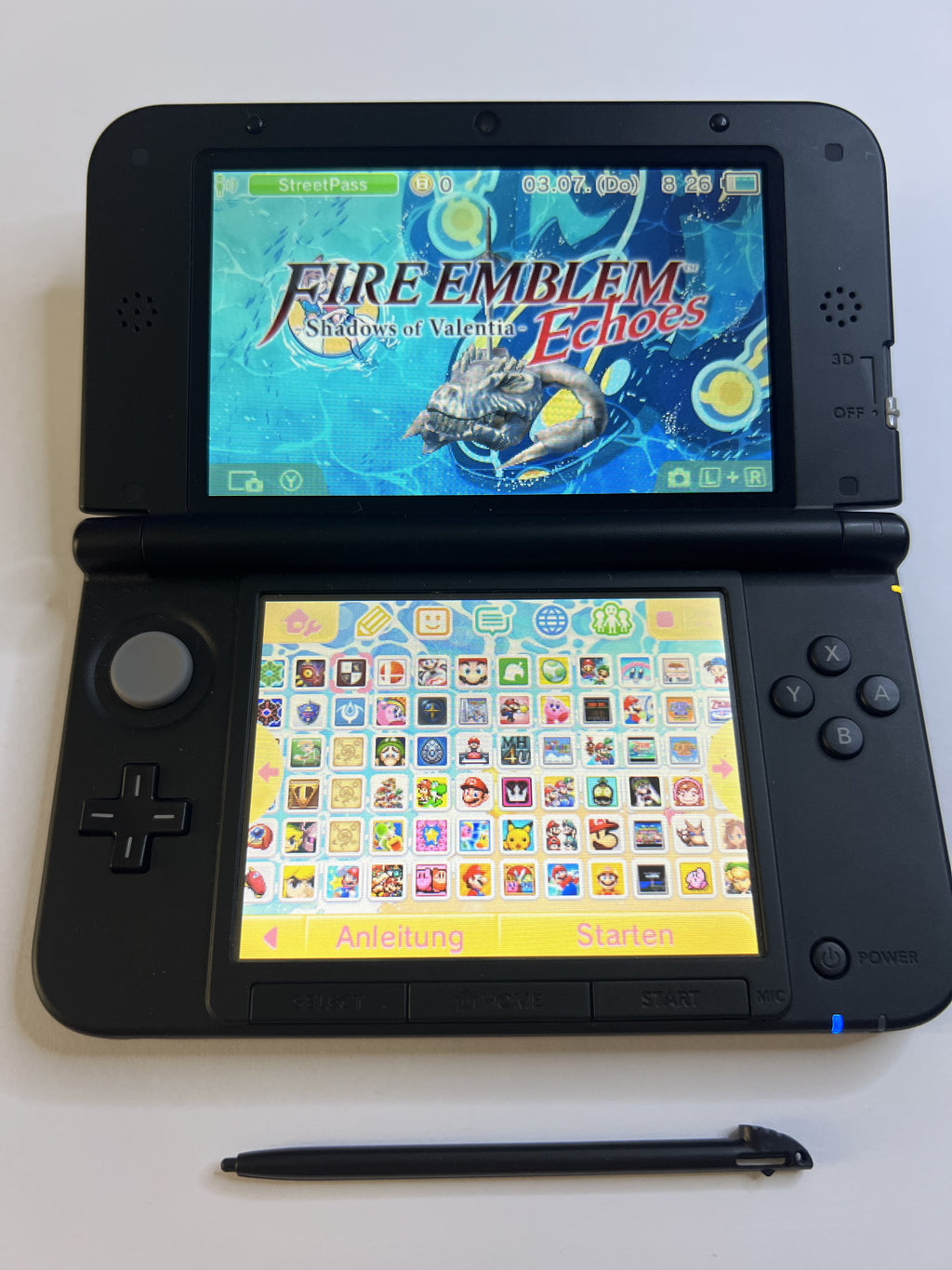 Nintendo 3DS XL Konsole in blau mit 128GB, Pokemon Bank, Poke Mover & vielen Extras