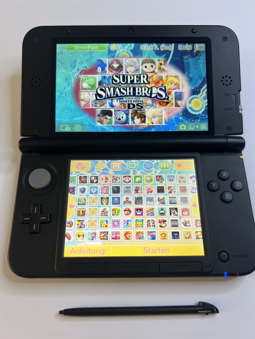 Nintendo 3DS XL Konsole in blau mit 128GB, Pokemon Bank, Poke Mover & vielen Extras