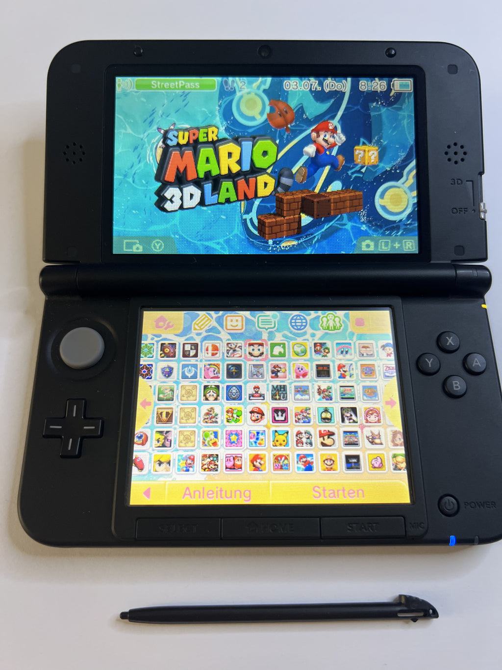 Nintendo 3DS XL Konsole in blau mit 128GB, Pokemon Bank, Poke Mover & vielen Extras