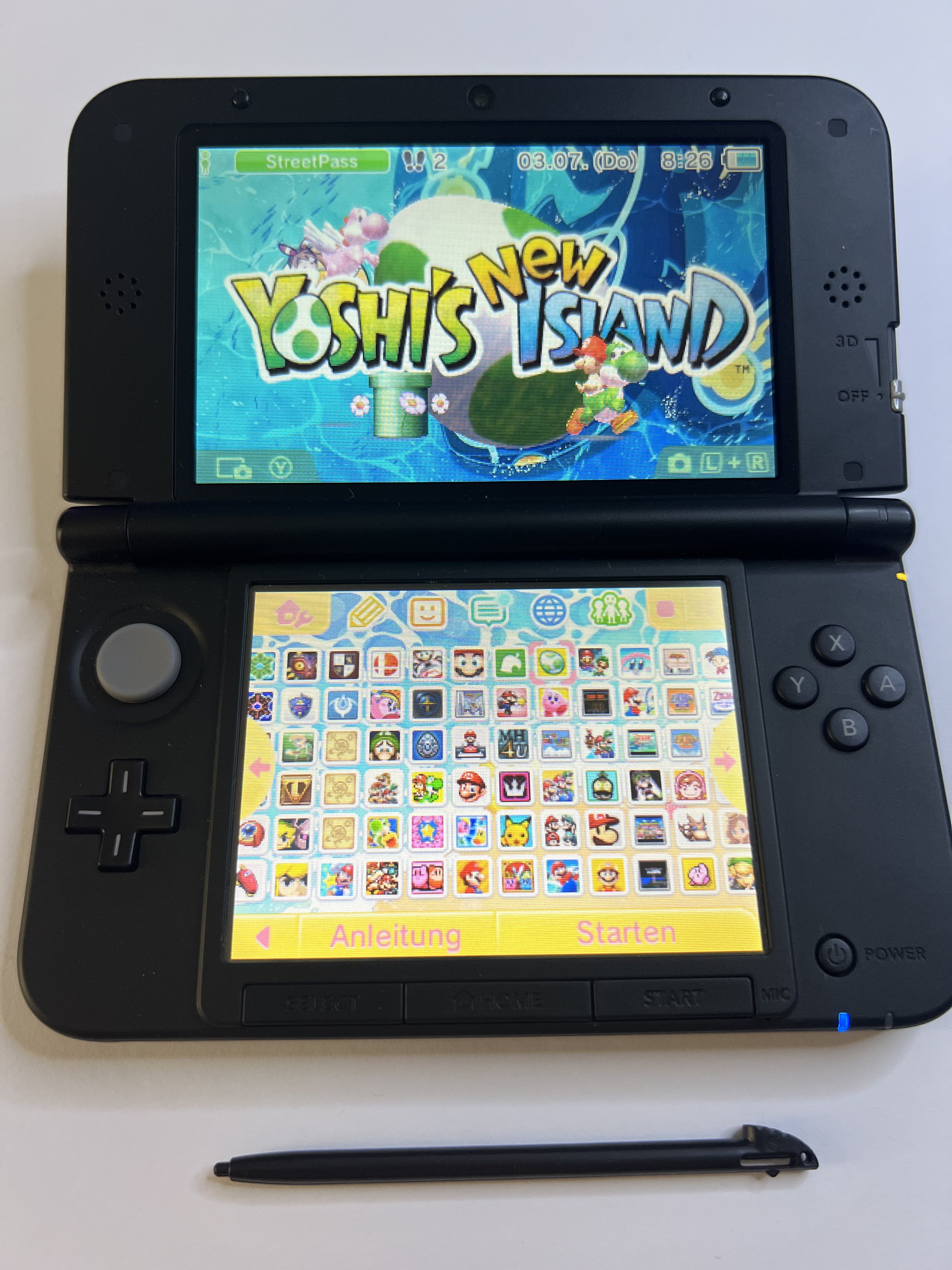 Nintendo 3DS XL Konsole in blau mit 128GB, Pokemon Bank, Poke Mover & vielen Extras