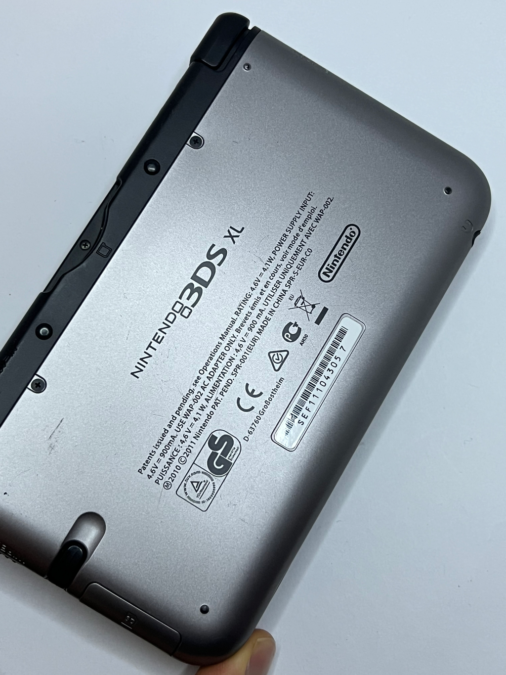 Nintendo 3DS XL Konsole silber in OVP mit 128GB, Pokemon Bank, Poke Mover & vielen Extras