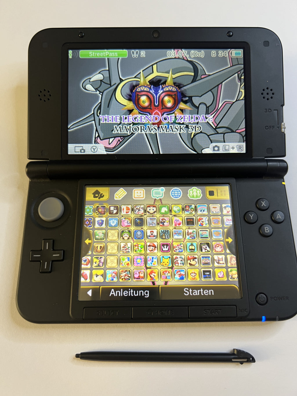 Nintendo 3DS XL Konsole silber mit 128GB, Pokemon Bank, Poke Mover & vielen Extras