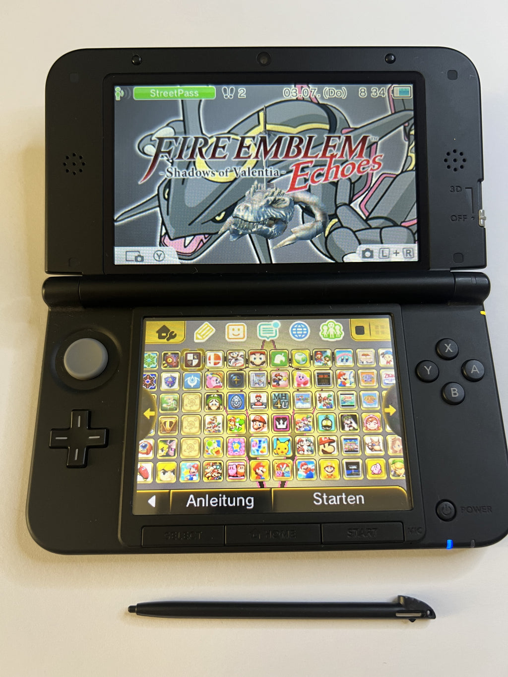 Nintendo 3DS XL Konsole silber mit 128GB, Pokemon Bank, Poke Mover & vielen Extras
