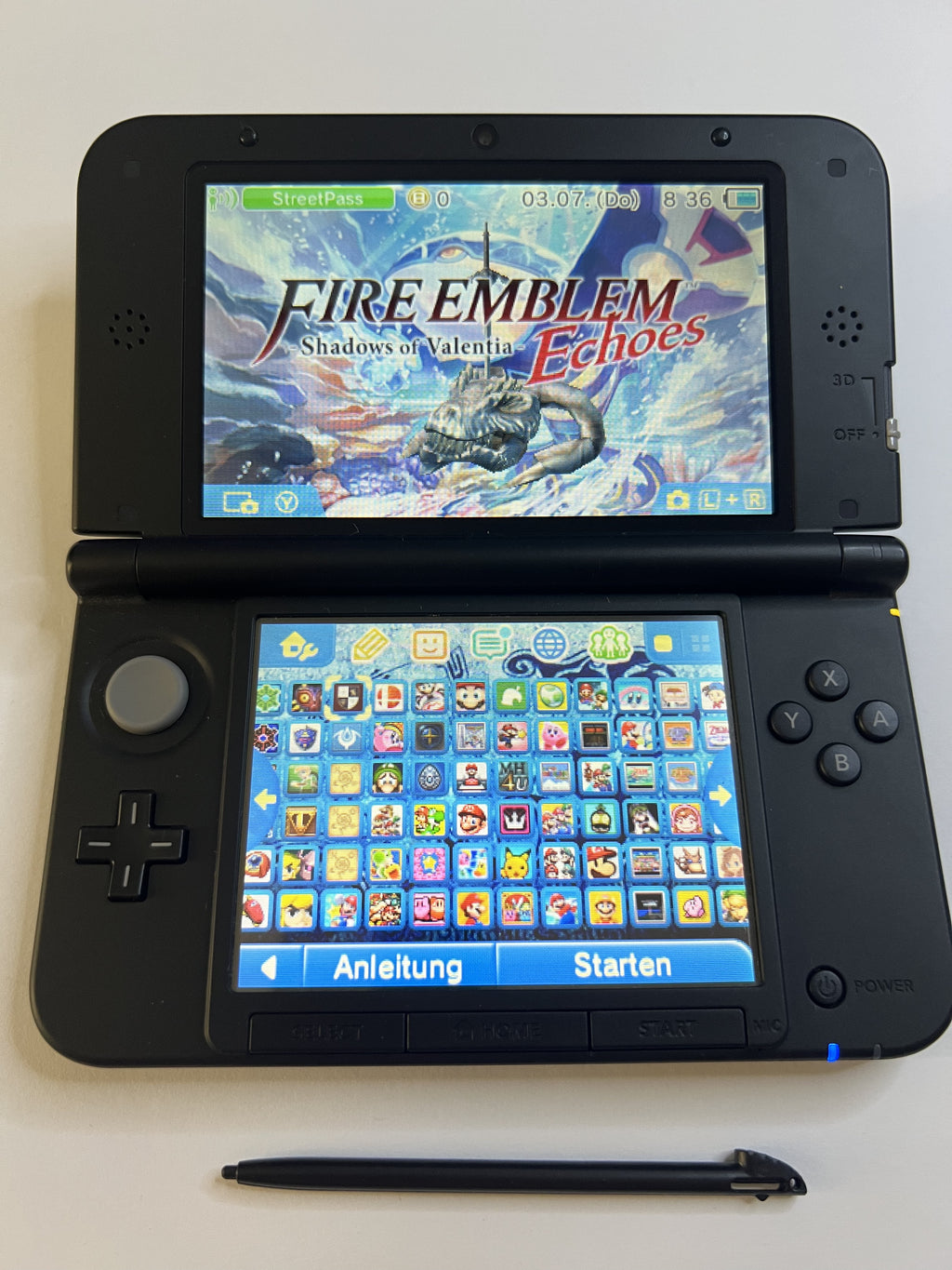 Nintendo 3DS XL Konsole in blau mit 128GB, Pokemon Bank, Poke Mover & vielen Extras