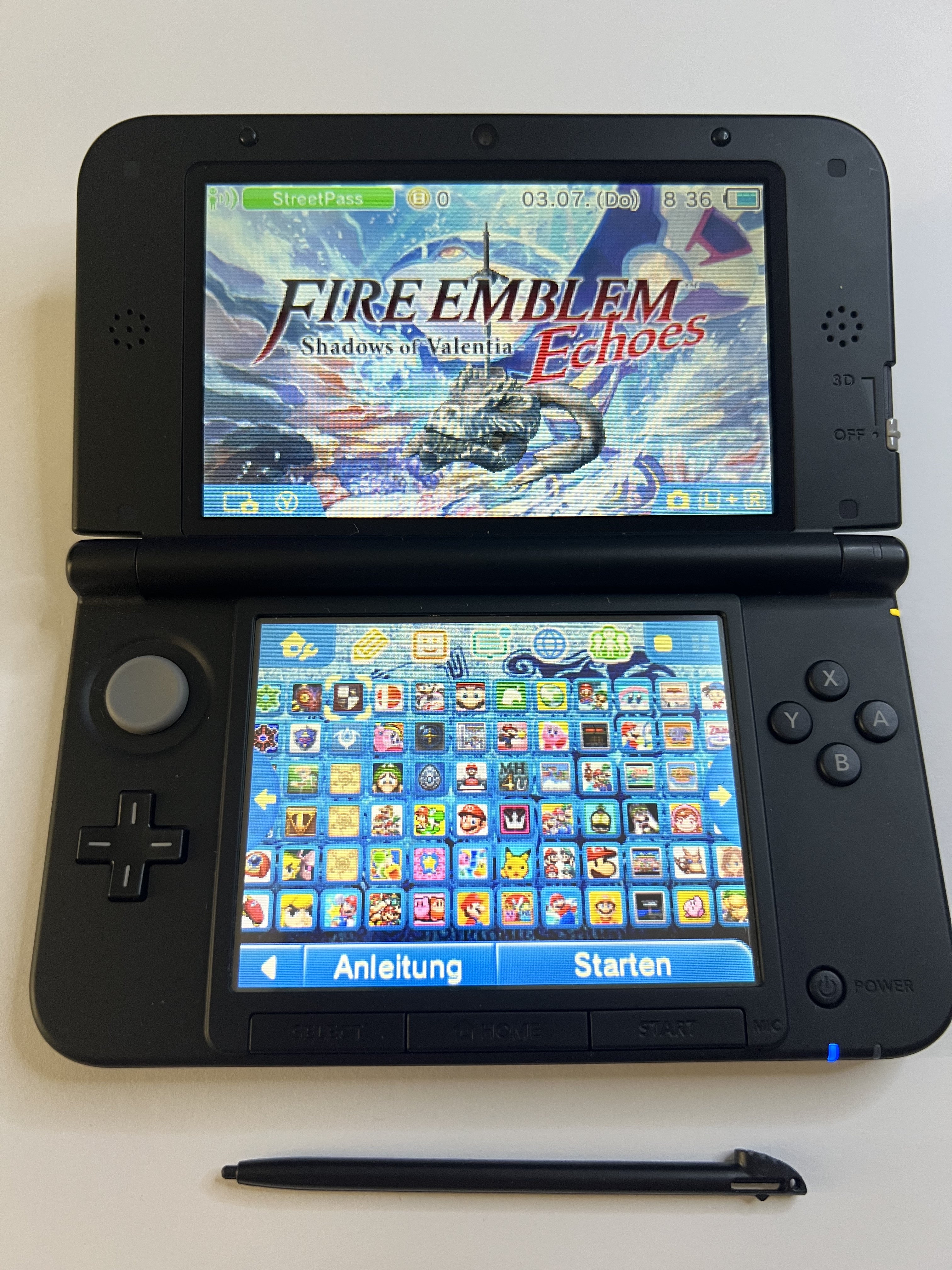 Nintendo 3DS XL Konsole in blau mit 128GB, Pokemon Bank, Poke Mover & vielen Extras