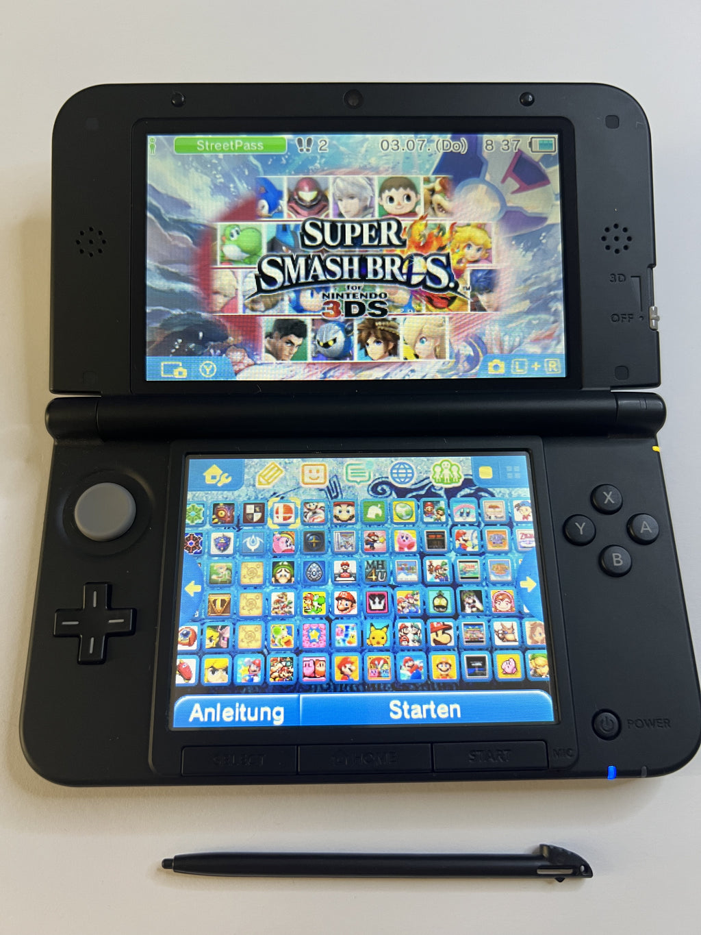 Nintendo 3DS XL Konsole in blau mit 128GB, Pokemon Bank, Poke Mover & vielen Extras