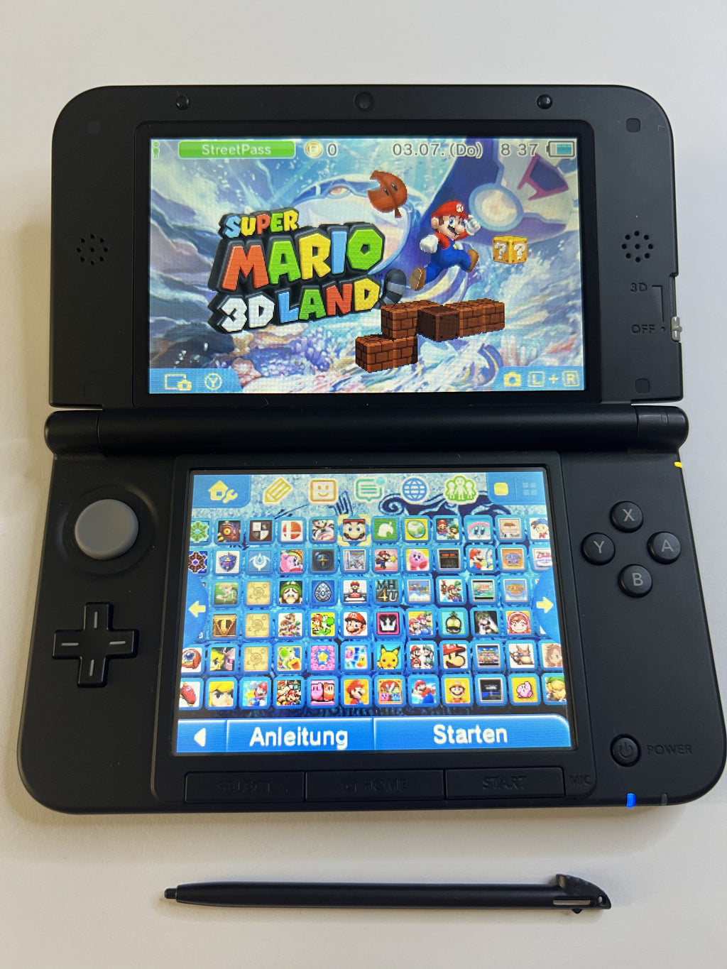 Nintendo 3DS XL Konsole in blau mit 128GB, Pokemon Bank, Poke Mover & vielen Extras