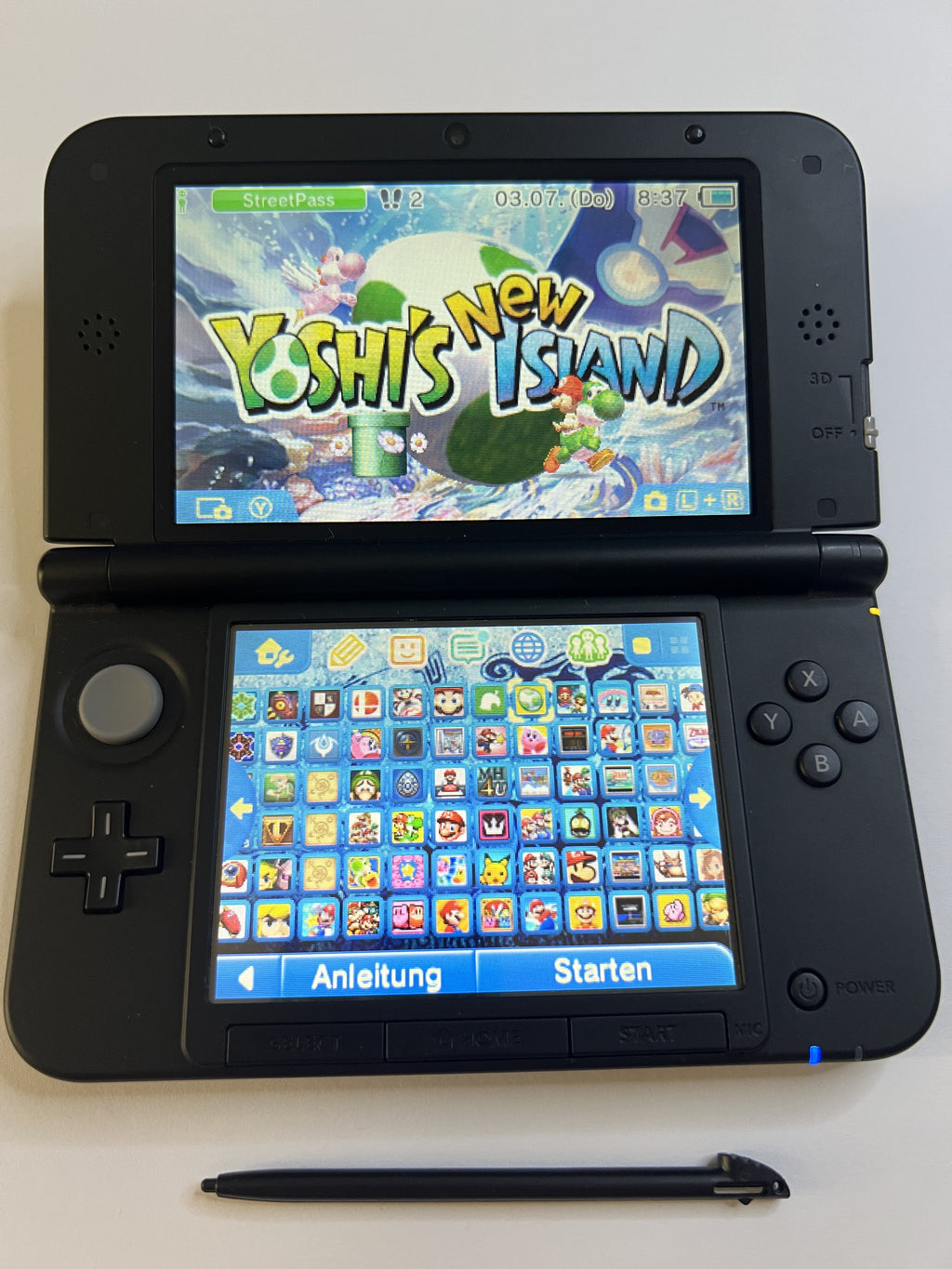 Nintendo 3DS XL Konsole in blau mit 128GB, Pokemon Bank, Poke Mover & vielen Extras