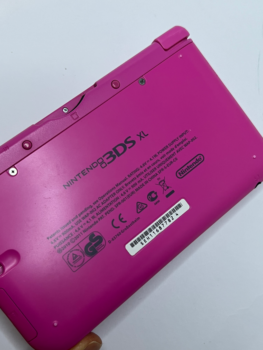 Nintendo 3DS XL Konsole in pink rosa mit 128GB, Pokemon Bank, Poke Mover & vielen Extras