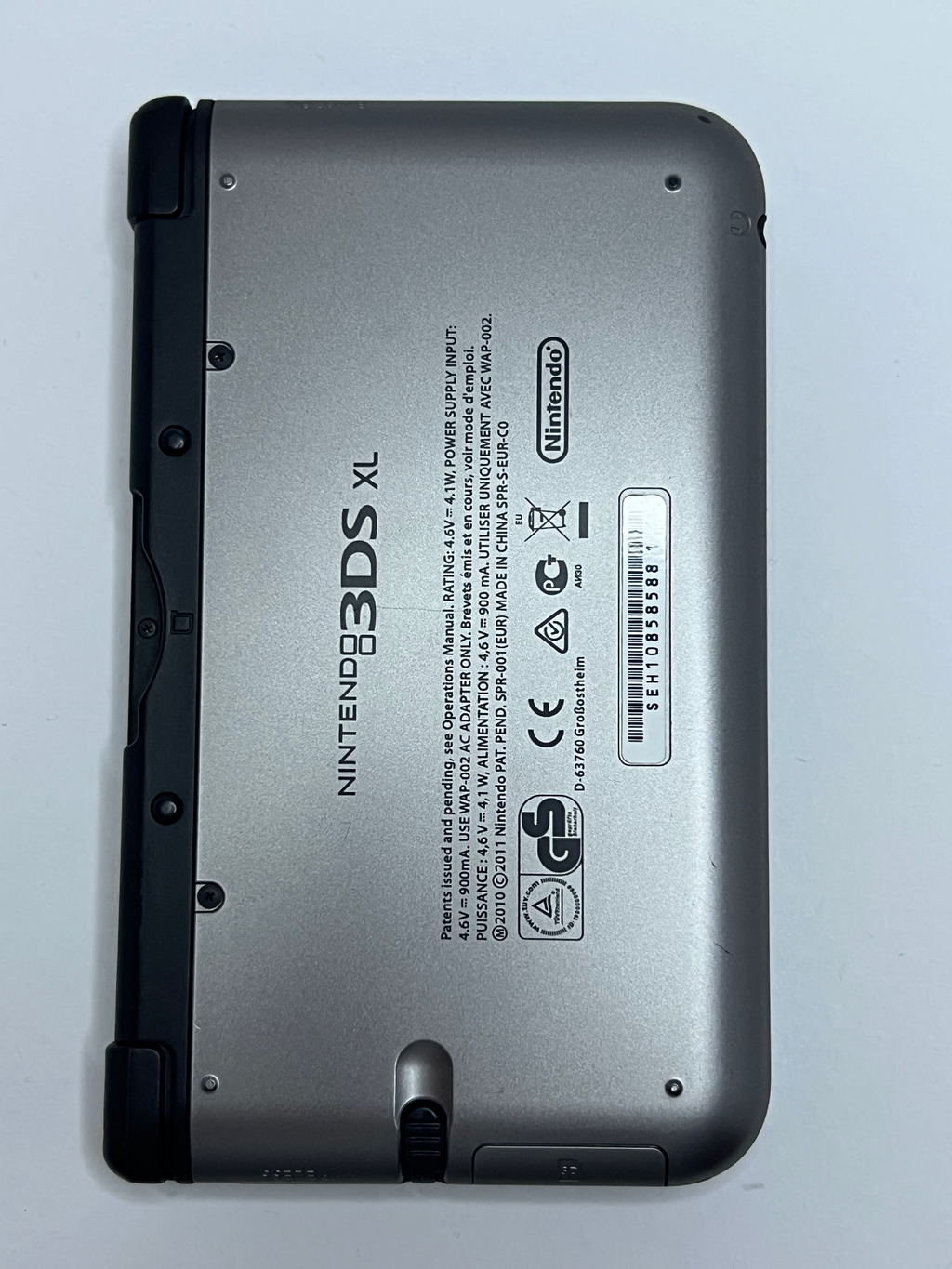 Nintendo 3DS XL Konsole silber in OVP CIB mit 128GB, Pokemon Bank, Poke Mover & vielen Extras