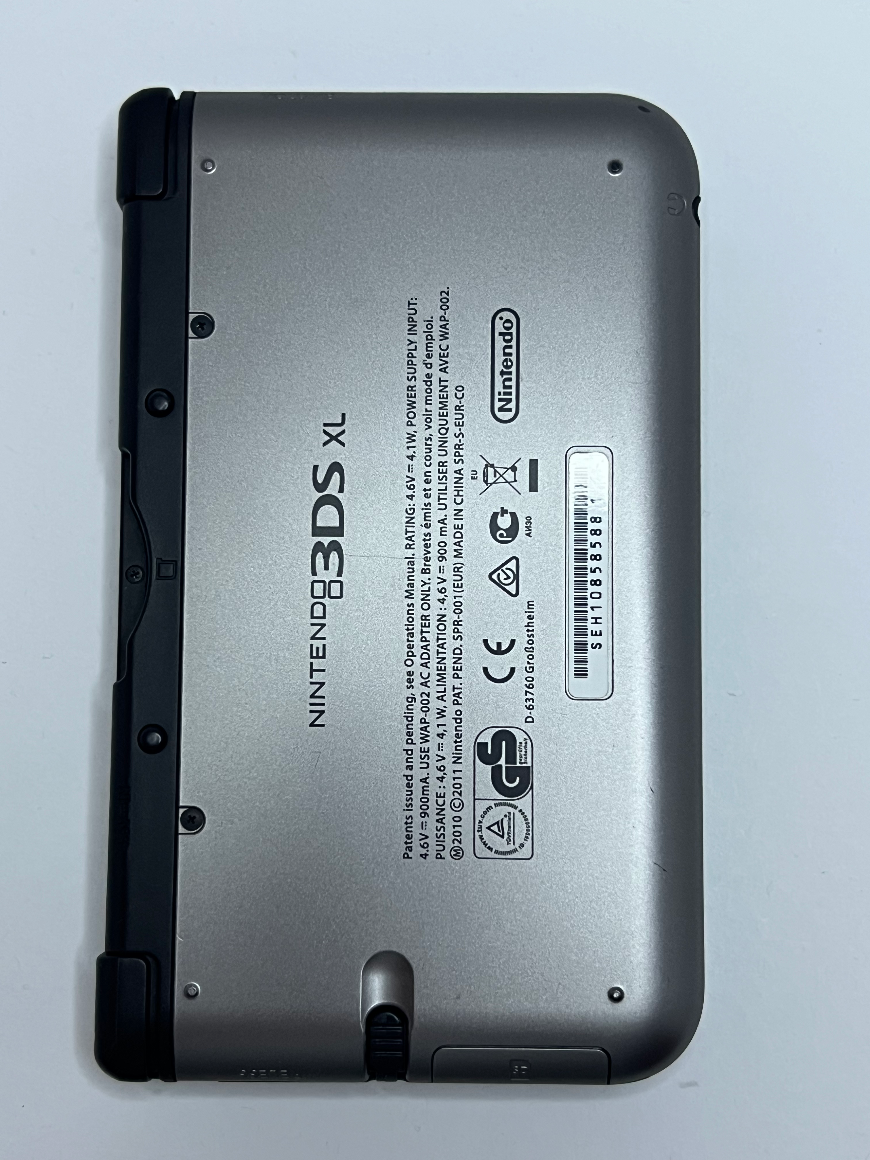 Nintendo 3DS XL Konsole silber in OVP CIB mit 128GB, Pokemon Bank, Poke Mover & vielen Extras