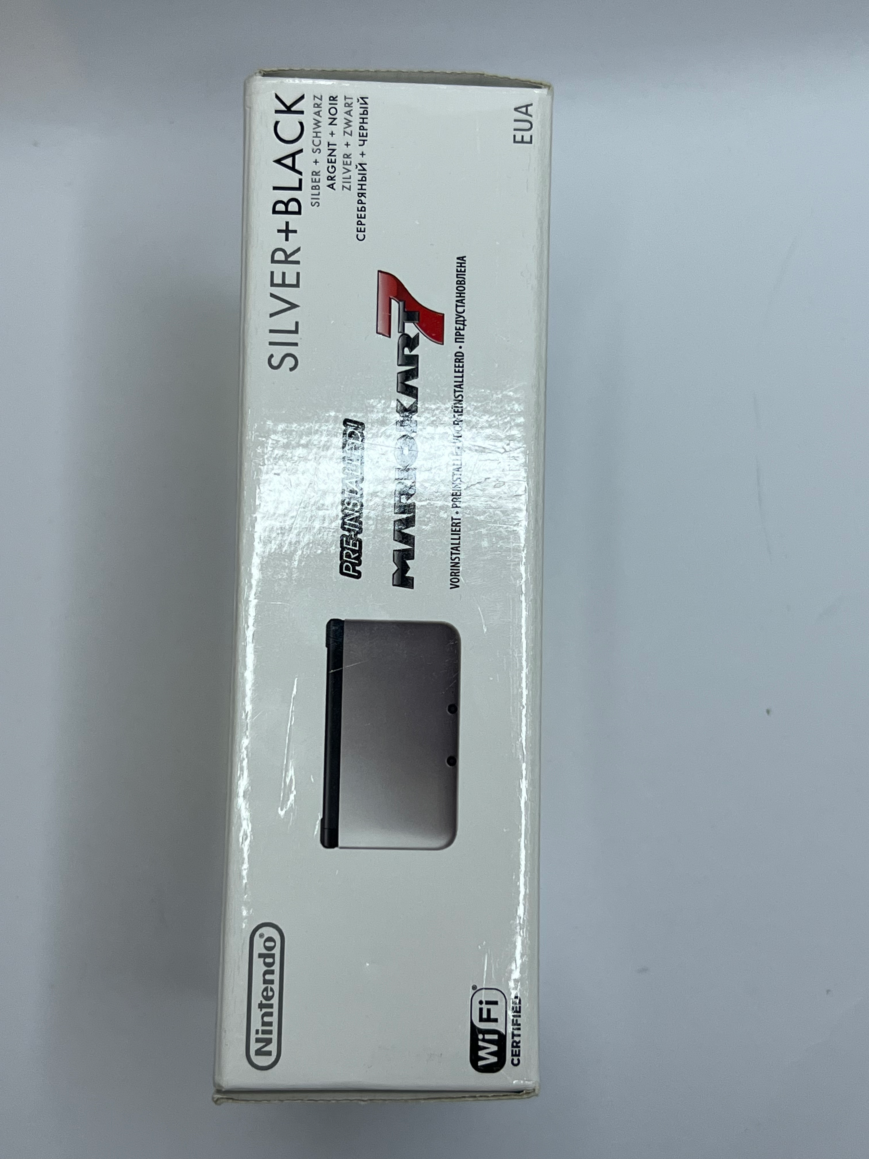 Nintendo 3DS XL Konsole silber in OVP CIB mit 128GB, Pokemon Bank, Poke Mover & vielen Extras
