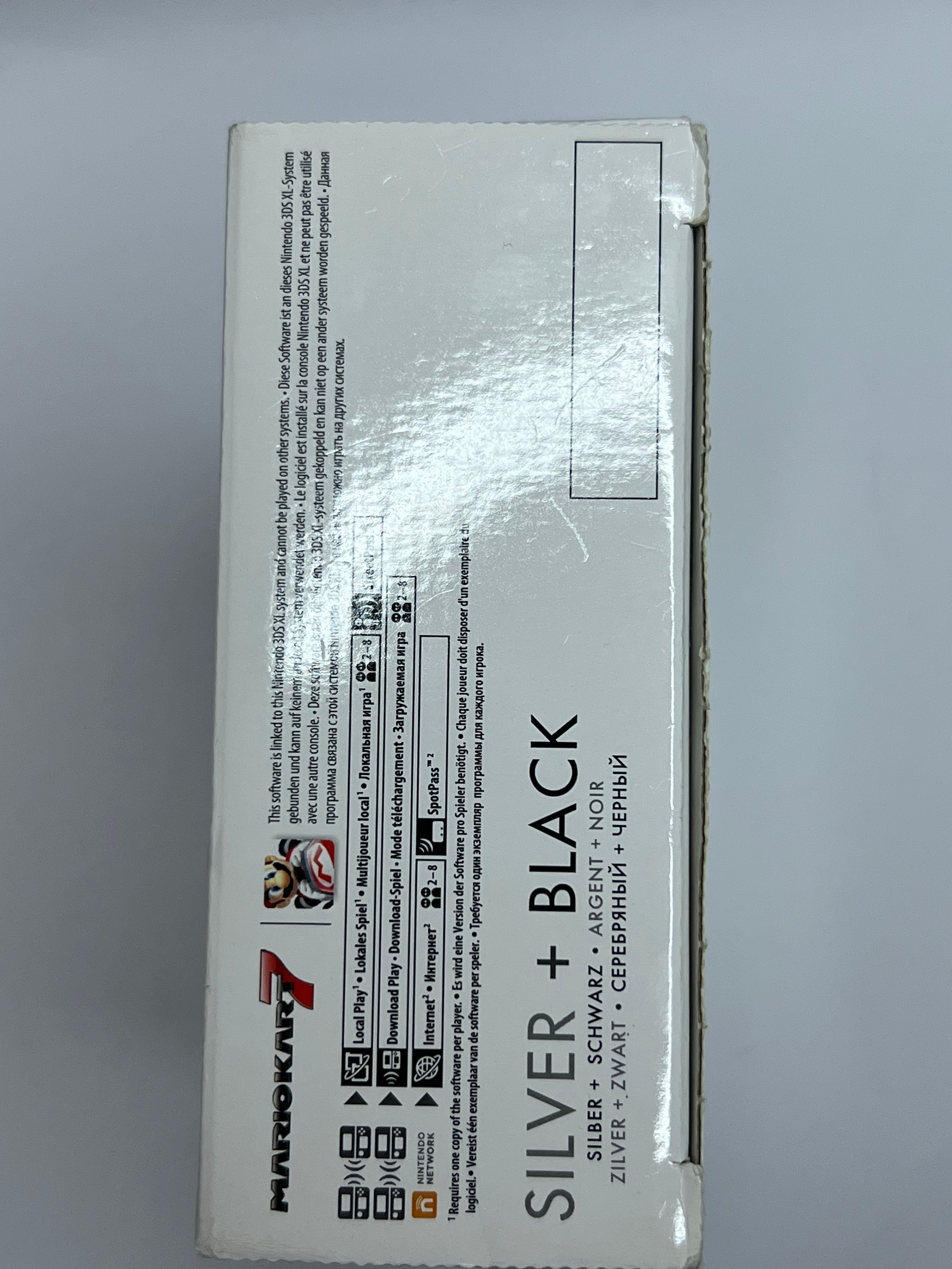 Nintendo 3DS XL Konsole silber in OVP CIB mit 128GB, Pokemon Bank, Poke Mover & vielen Extras