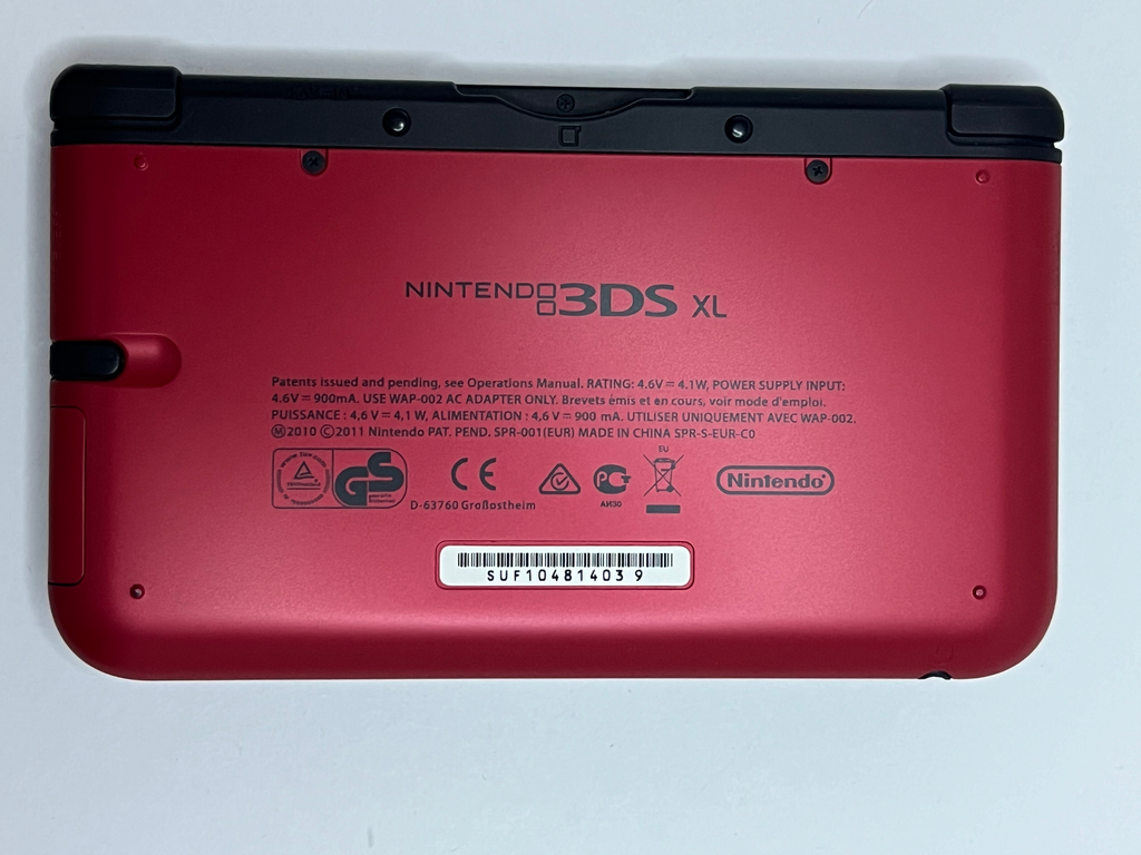 Nintendo 3DS XL Konsole rot CIB mit OVP, 128GB, Pokemon Bank, Poke Mover & vielen Extras