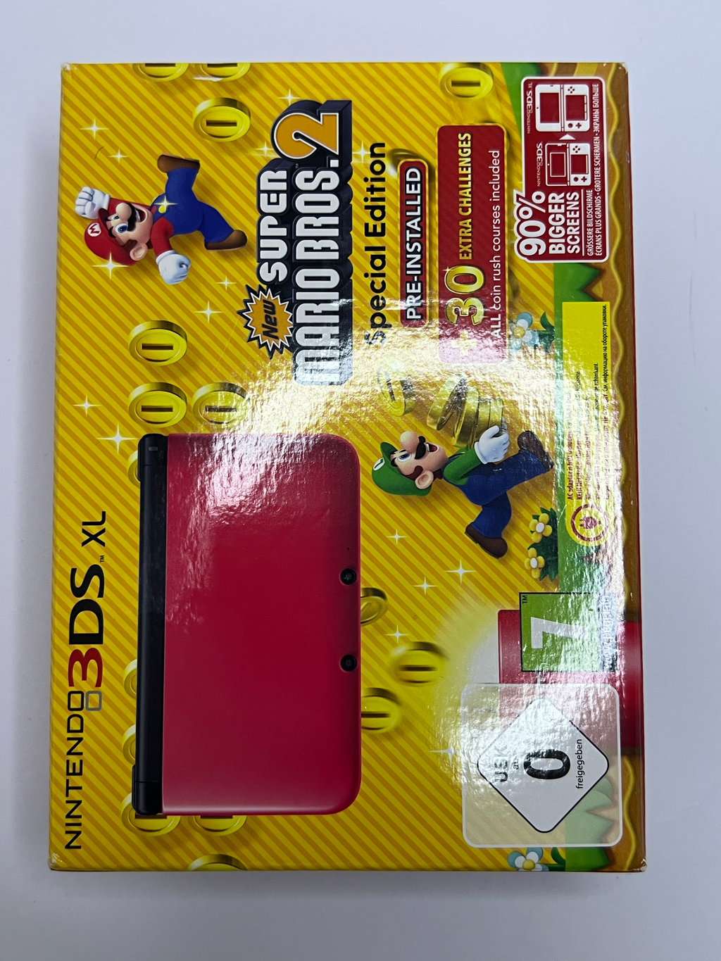 Nintendo 3DS XL Konsole rot CIB mit OVP, 128GB, Pokemon Bank, Poke Mover & vielen Extras