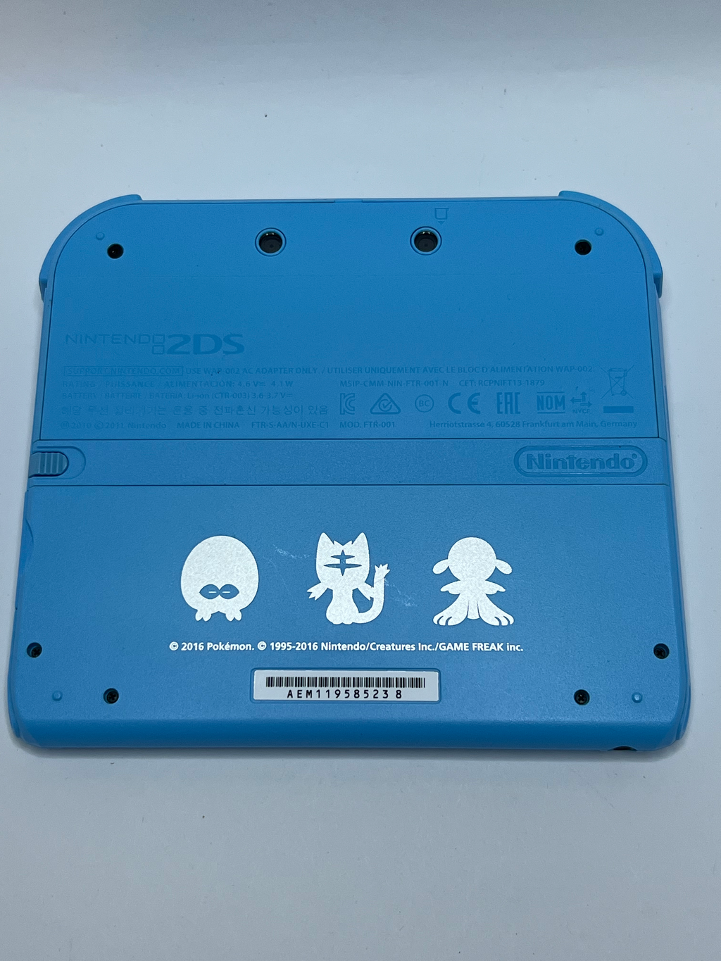 Nintendo 2DS Konsole Pokemon Mond Edition mit 128GB, Pokemon Bank, Poke Mover & vielen Extras