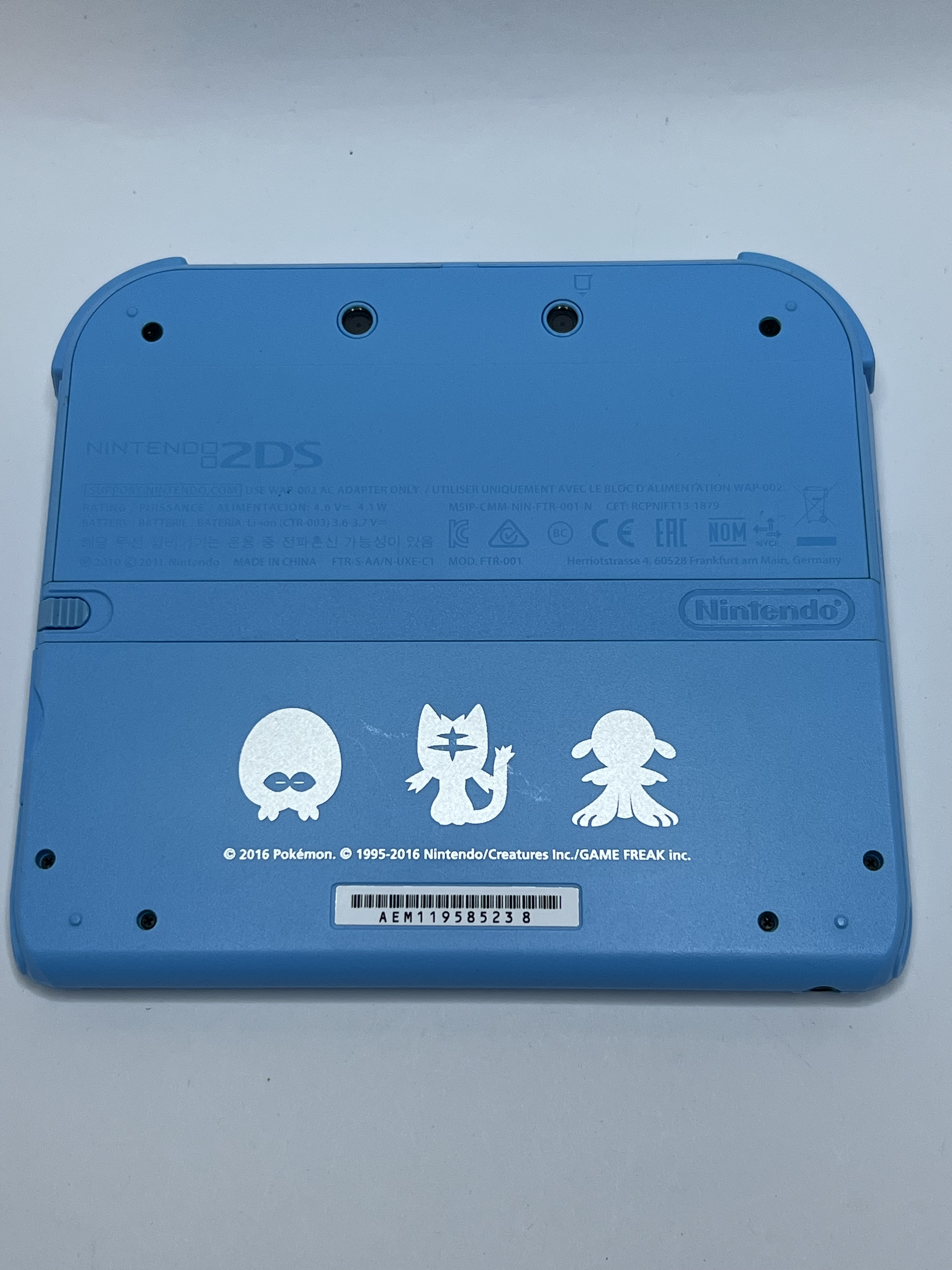 Nintendo 2DS Konsole Pokemon Mond Edition mit 128GB, Pokemon Bank, Poke Mover & vielen Extras