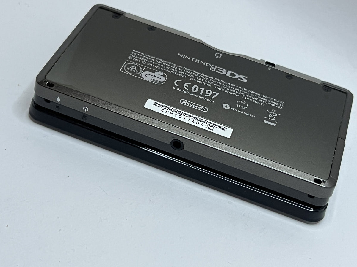Nintendo 3DS Konsole cosmos schwarz mit 128GB, Pokemon Bank, Poke Mover & vielen Extras