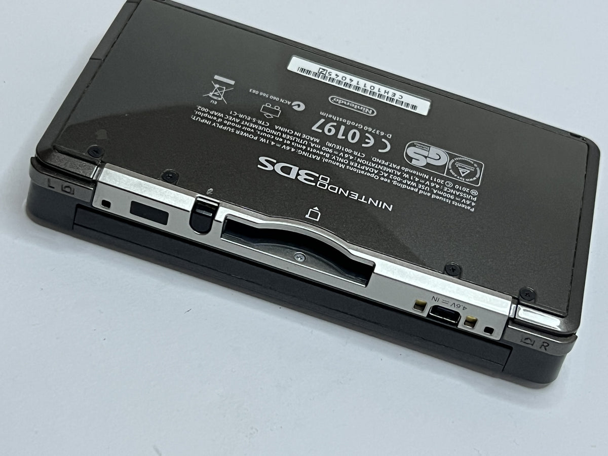 Nintendo 3DS Konsole cosmos schwarz mit 128GB, Pokemon Bank, Poke Mover & vielen Extras