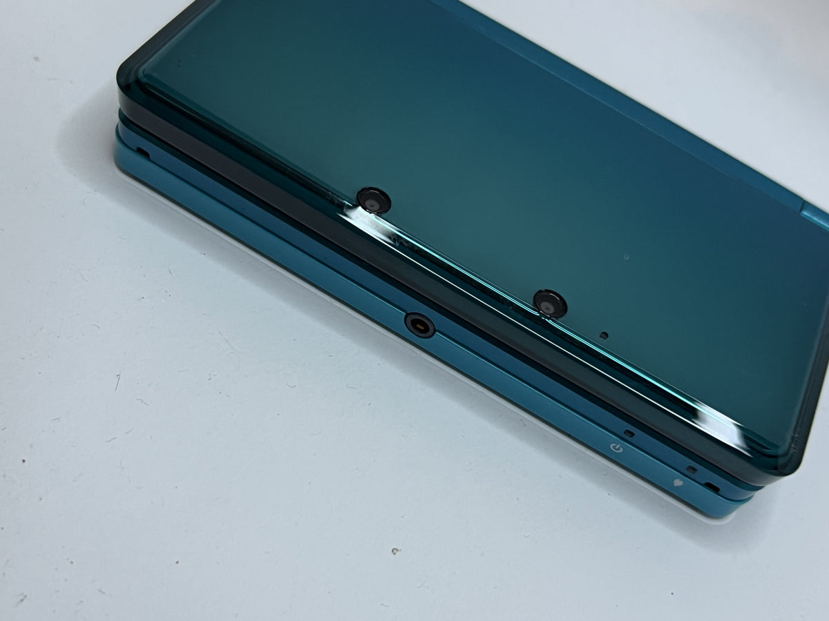 Nintendo 3DS Konsole türkis blau mit 128GB, Pokemon Bank, Poke Mover & vielen Extras