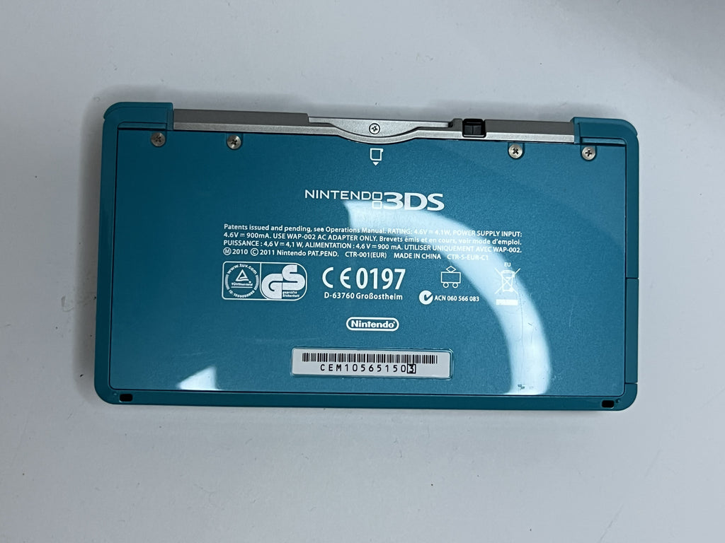 Nintendo 3DS Konsole türkis blau mit 128GB, Pokemon Bank, Poke Mover & vielen Extras