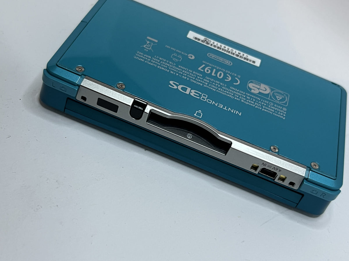Nintendo 3DS Konsole türkis blau mit 128GB, Pokemon Bank, Poke Mover & vielen Extras