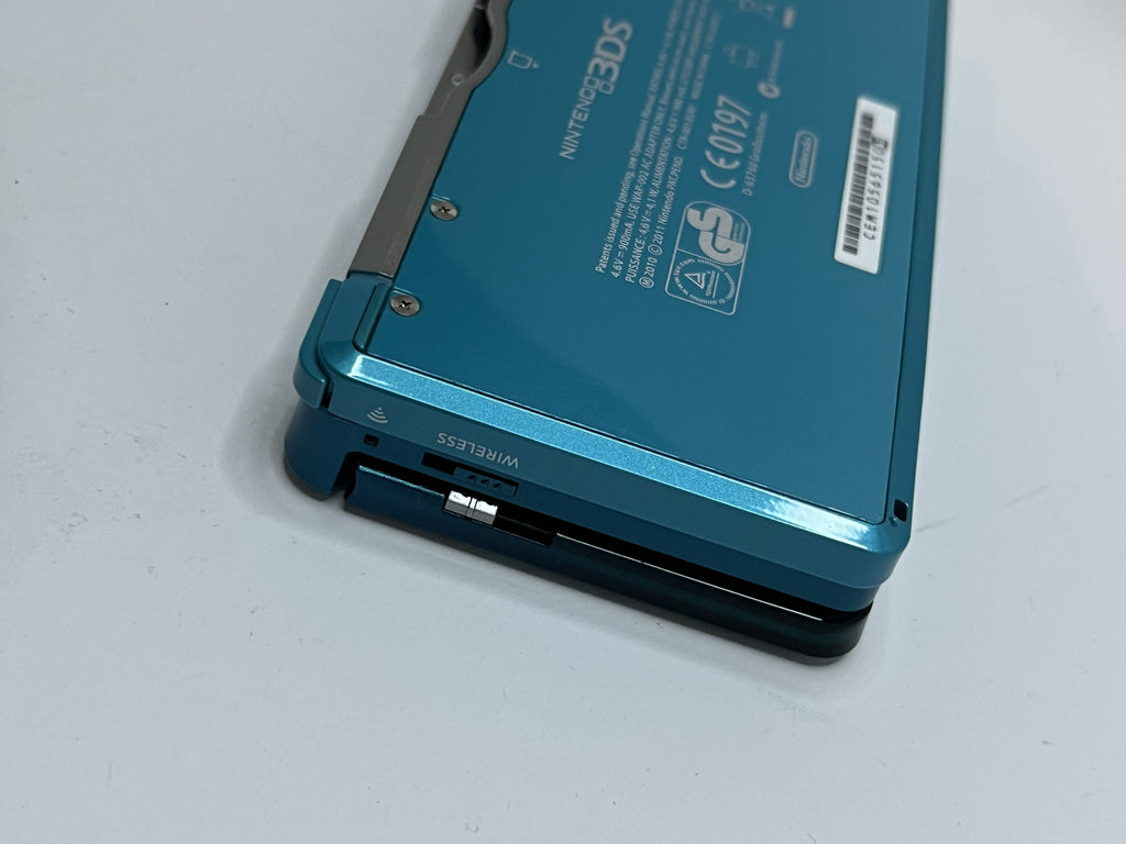 Nintendo 3DS Konsole türkis blau mit 128GB, Pokemon Bank, Poke Mover & vielen Extras
