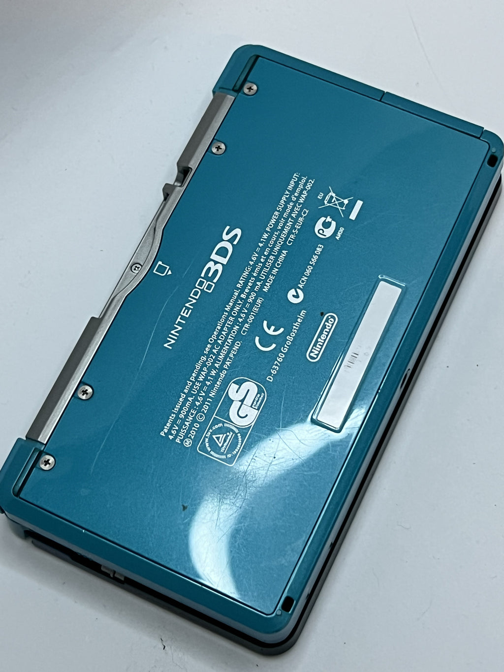 Nintendo 3DS Konsole türkis blau mit 128GB, Pokemon Bank, Poke Mover & vielen Extras