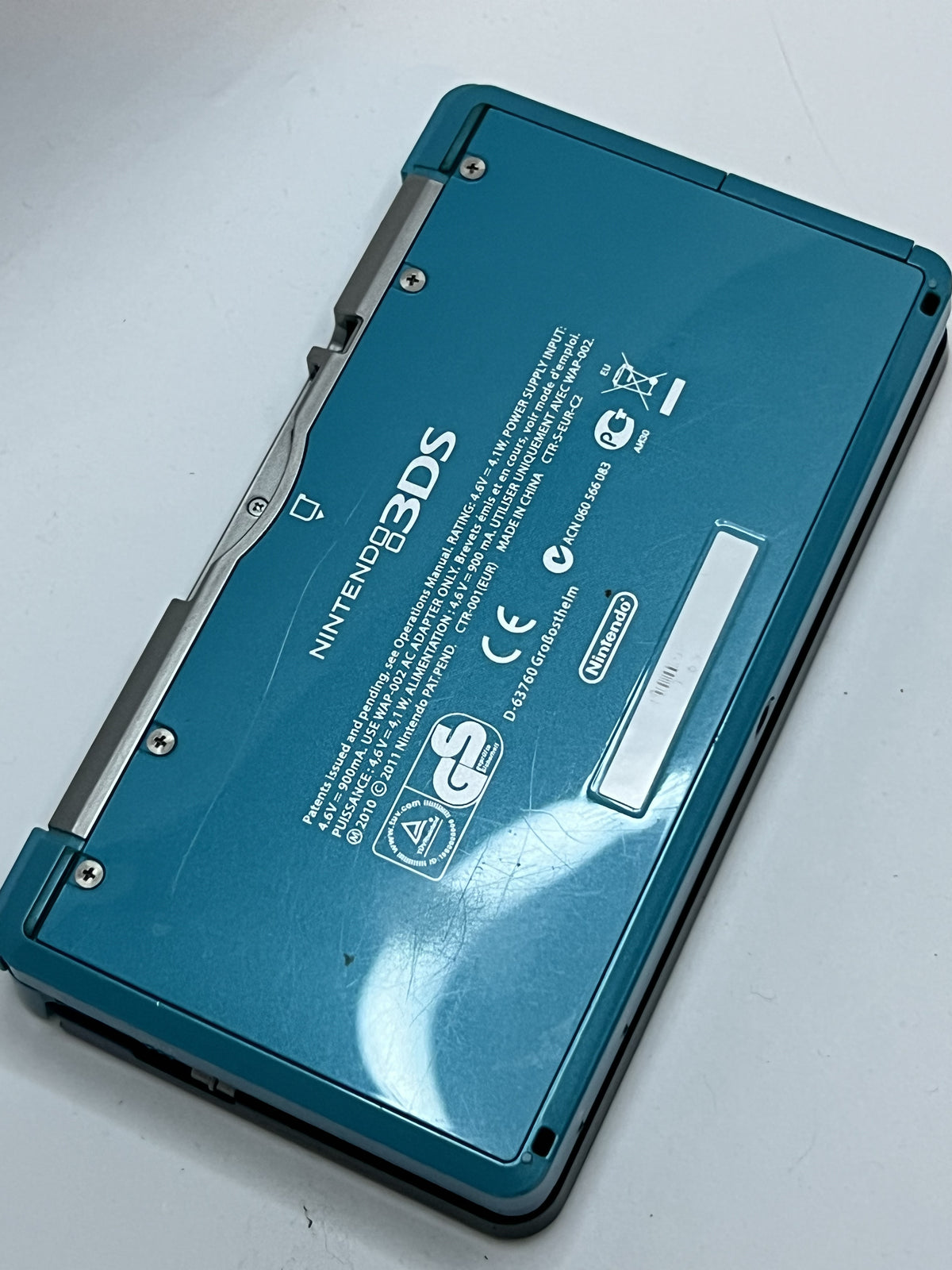 Nintendo 3DS Konsole türkis blau mit 128GB, Pokemon Bank, Poke Mover & vielen Extras