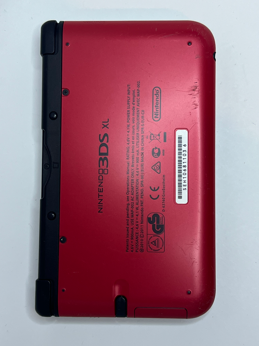 Nintendo 3DS XL Konsole rot mit 128GB, Pokemon Bank, Poke Mover & vielen Extras