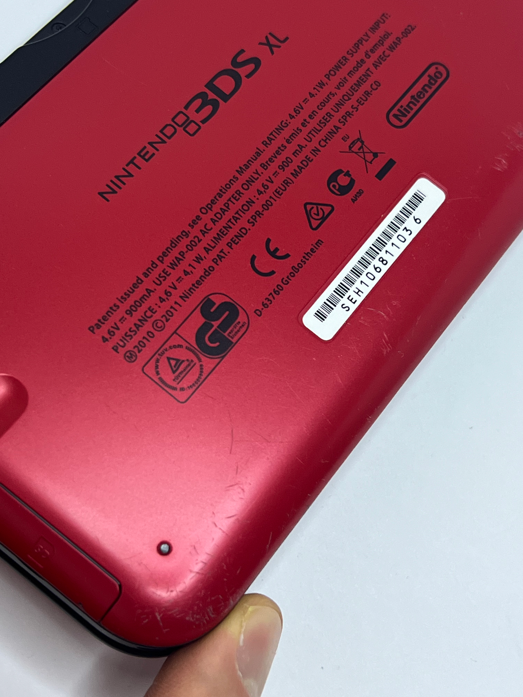 Nintendo 3DS XL Konsole rot mit 128GB, Pokemon Bank, Poke Mover & vielen Extras