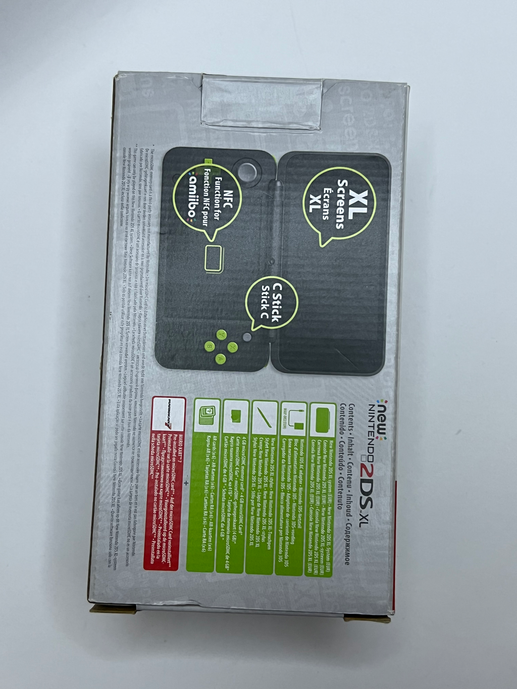 Nintendo New 2DS XL Konsole in neon grün in OVP mit 128GB, Pokemon Bank, Poke Mover & vielen Extras
