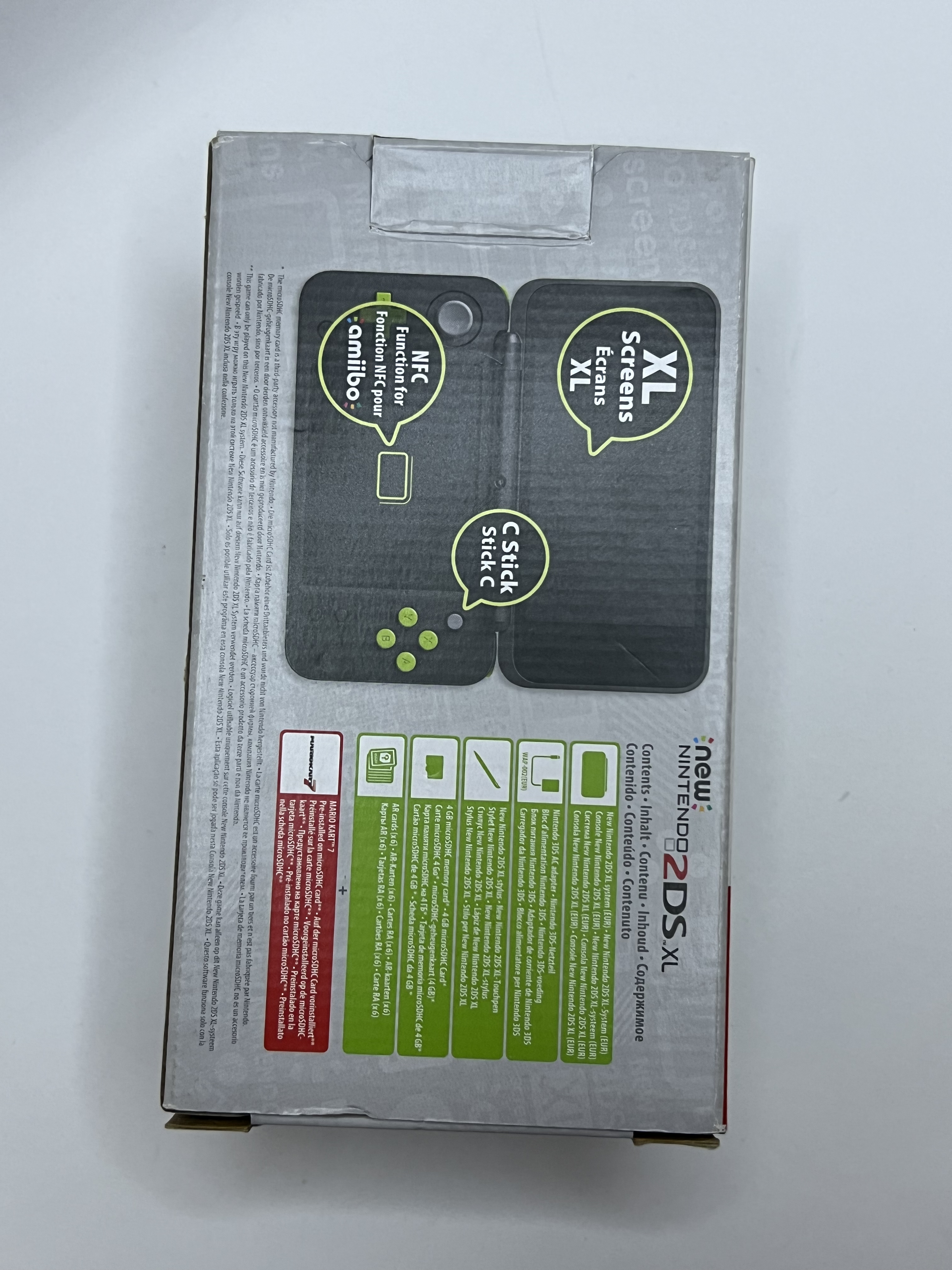 Nintendo New 2DS XL Konsole in neon grün in OVP mit 128GB, Pokemon Bank, Poke Mover & vielen Extras