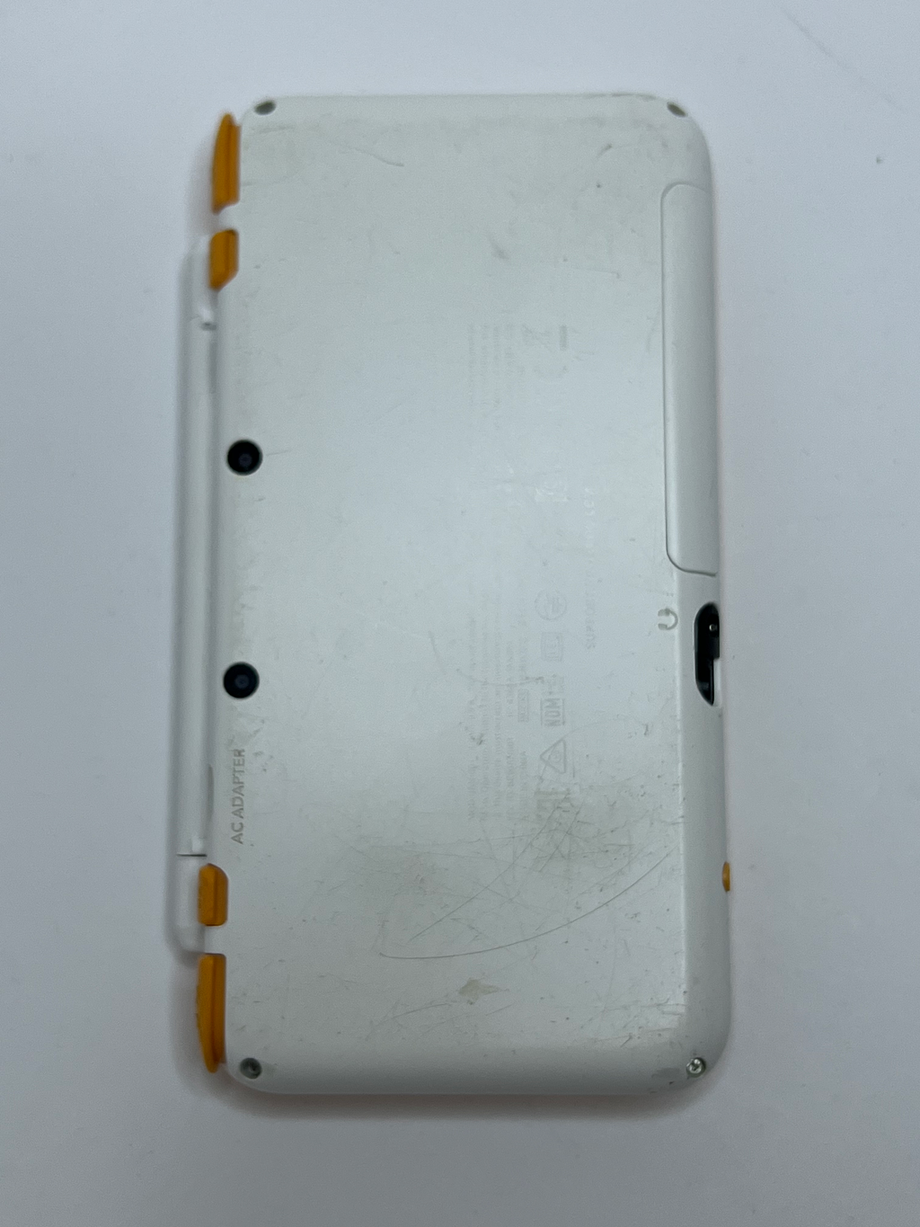 Nintendo New 2DS XL Konsole in weiß orange mit 128GB, Pokemon Bank, Poke Mover & vielen Extras