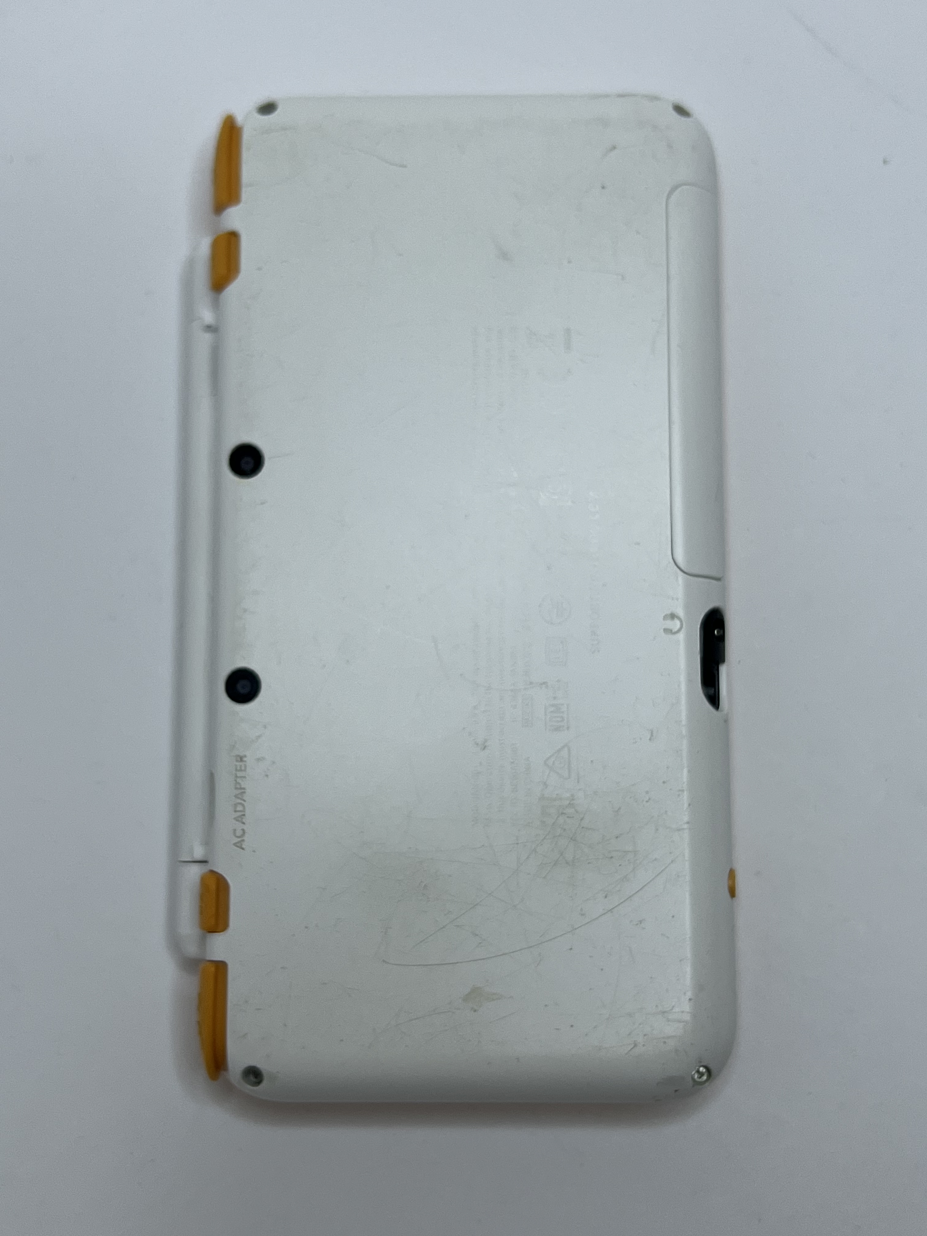 Nintendo New 2DS XL Konsole in weiß orange mit 128GB, Pokemon Bank, Poke Mover & vielen Extras