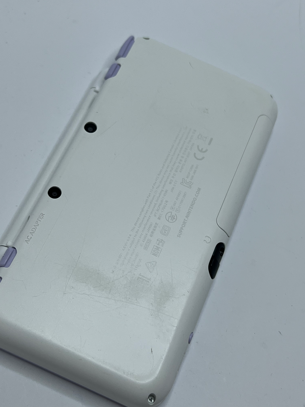 Nintendo New 2DS XL Konsole weiß violett lavendel lila in OVP CIB mit 128GB, Pokemon Bank, Poke Mover & vielen Extras