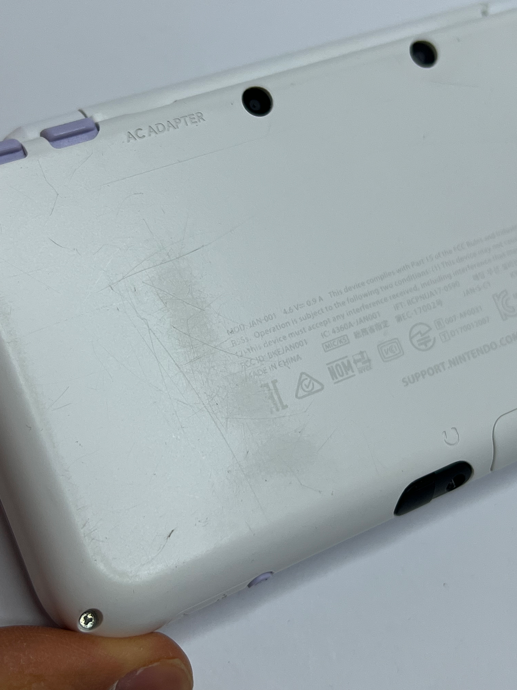 Nintendo New 2DS XL Konsole weiß violett lavendel lila in OVP CIB mit 128GB, Pokemon Bank, Poke Mover & vielen Extras