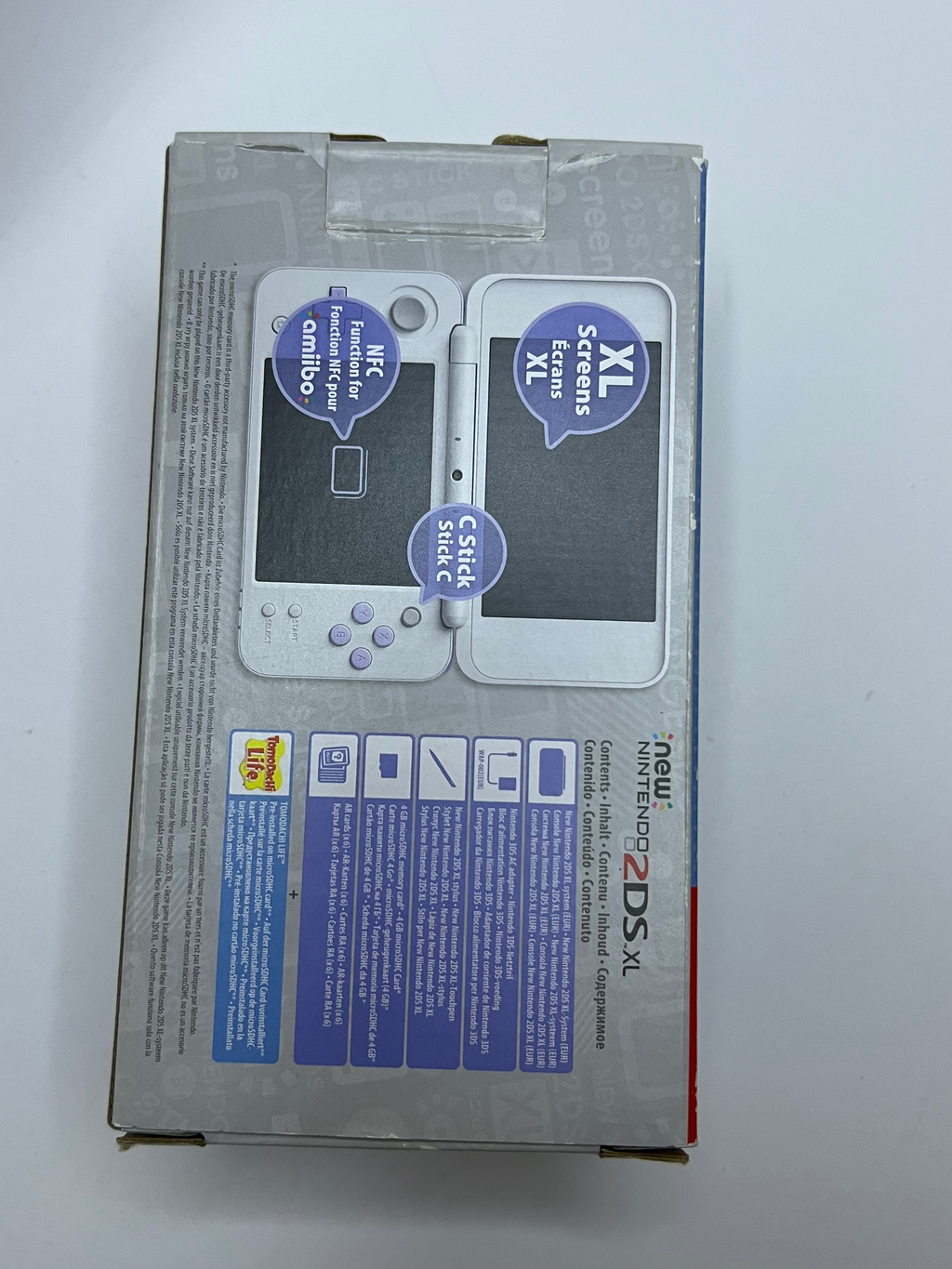 Nintendo New 2DS XL Konsole weiß violett lavendel lila in OVP CIB mit 128GB, Pokemon Bank, Poke Mover & vielen Extras