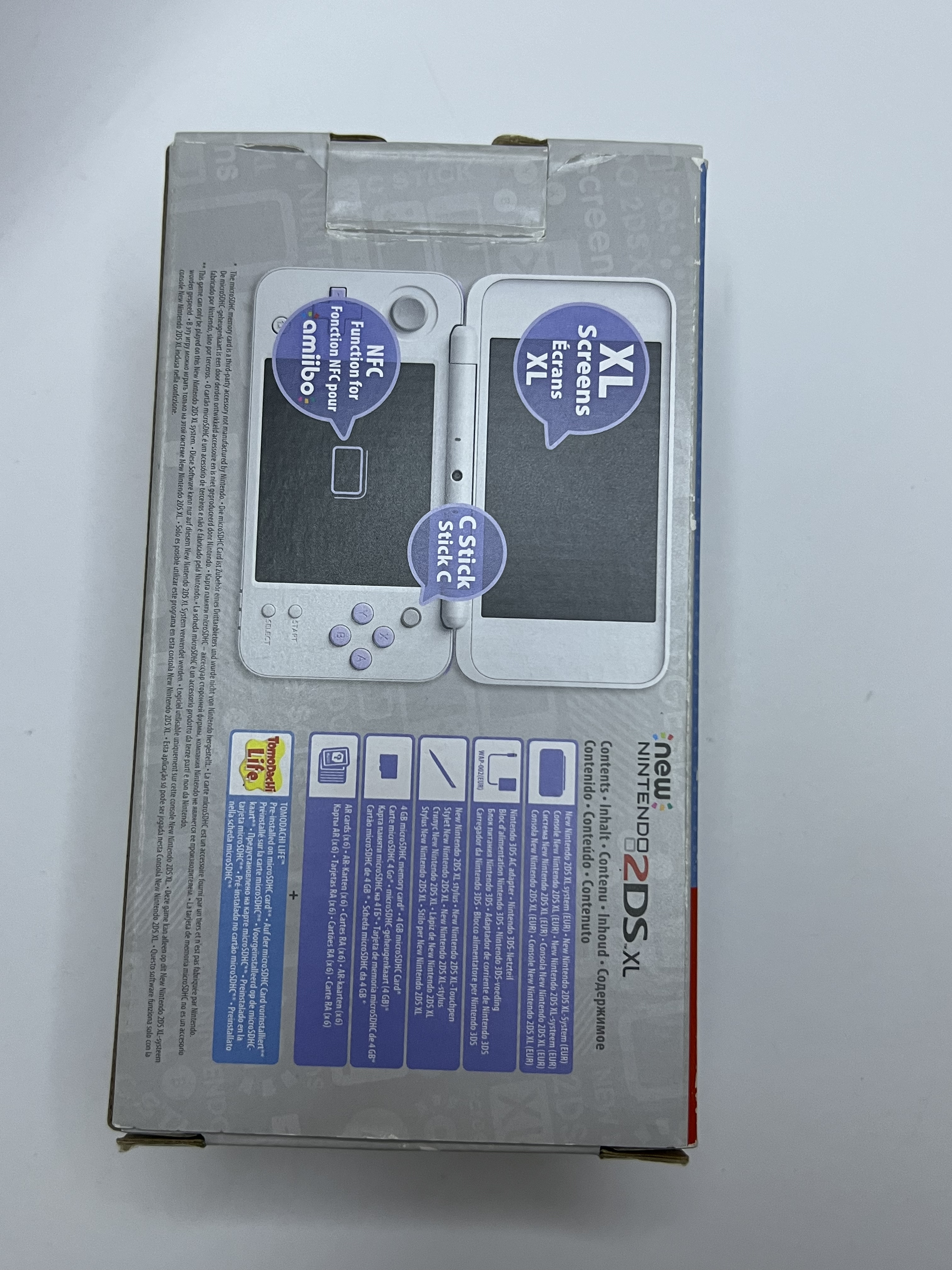 Nintendo New 2DS XL Konsole weiß violett lavendel lila in OVP CIB mit 128GB, Pokemon Bank, Poke Mover & vielen Extras