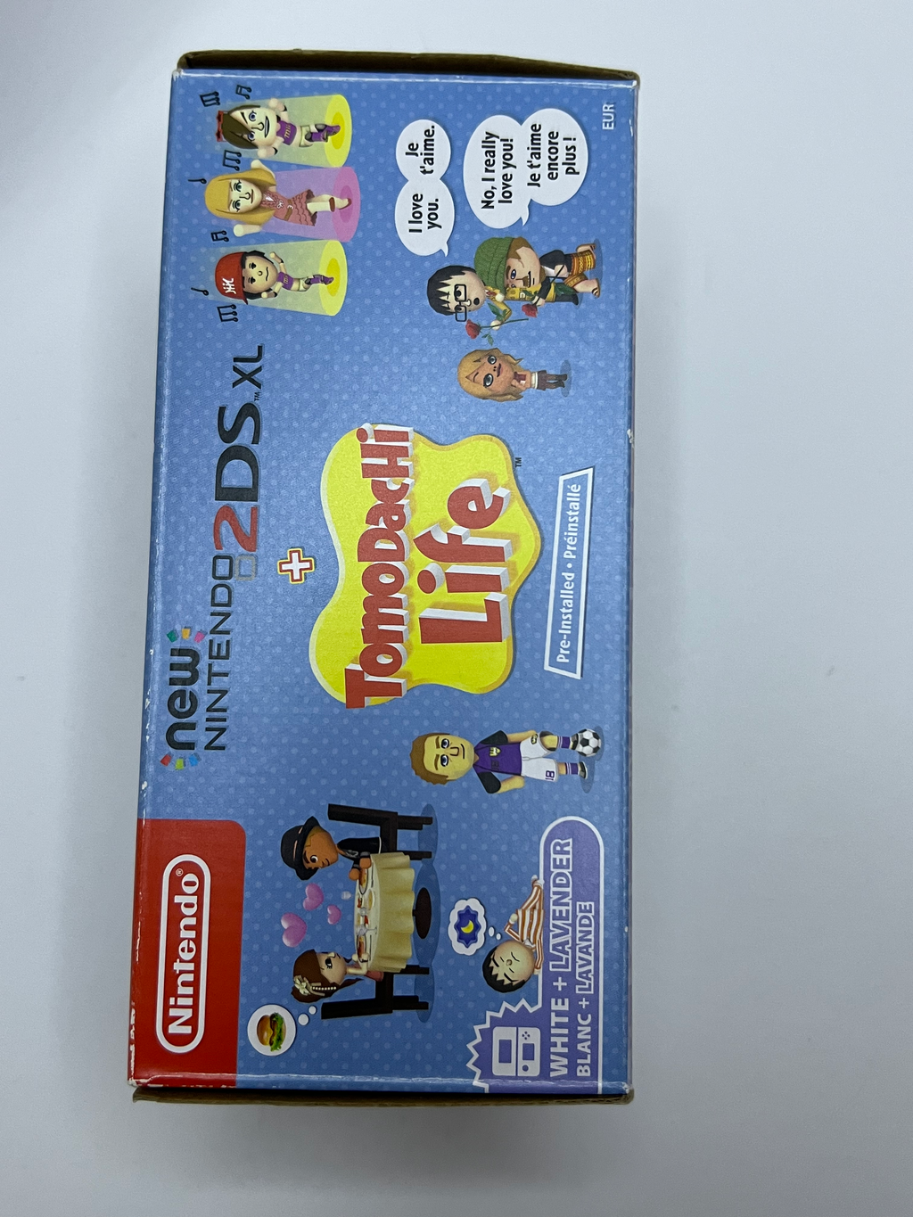 Nintendo New 2DS XL Konsole weiß violett lavendel lila in OVP CIB mit 128GB, Pokemon Bank, Poke Mover & vielen Extras