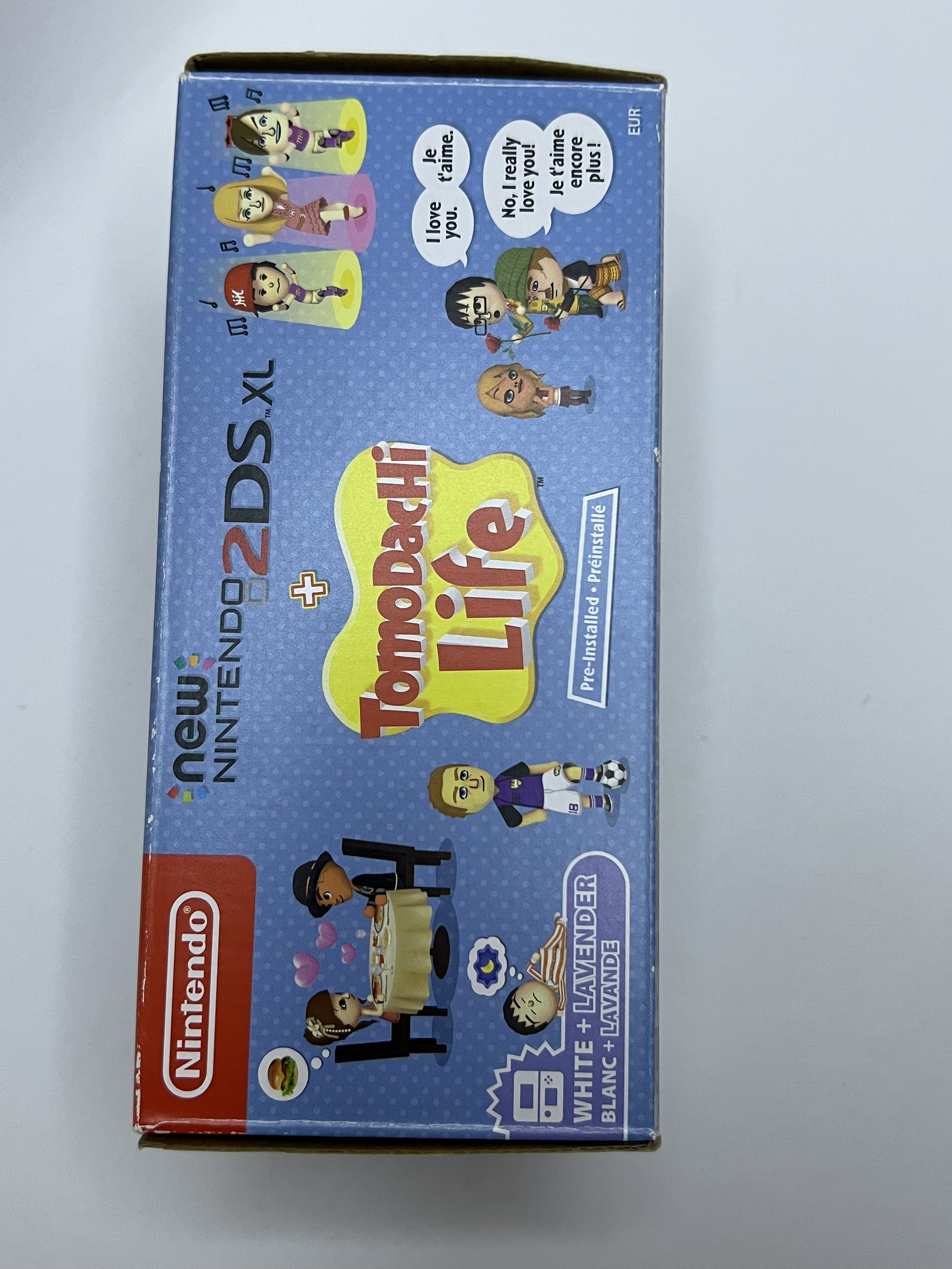 Nintendo New 2DS XL Konsole weiß violett lavendel lila in OVP CIB mit 128GB, Pokemon Bank, Poke Mover & vielen Extras
