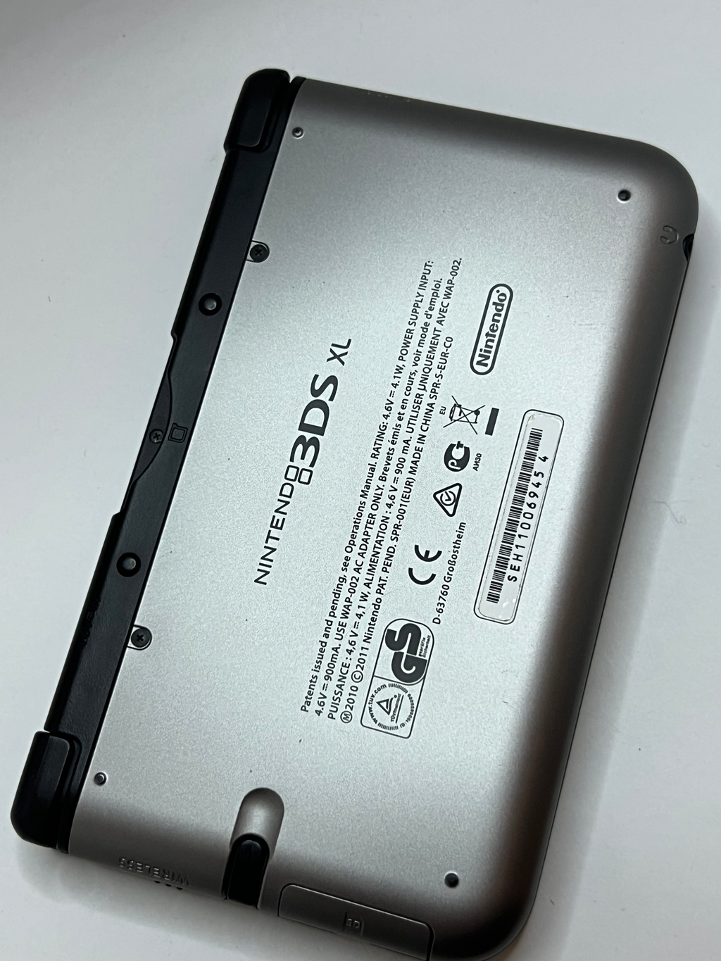 Nintendo 3DS XL Konsole silber mit 128GB, Pokemon Bank, Poke Mover & vielen Extras