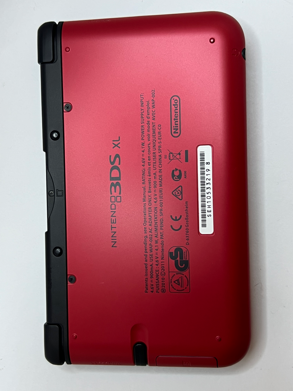 Nintendo 3DS XL Konsole rot CIB mit OVP, 128GB, Pokemon Bank, Poke Mover & vielen Extras