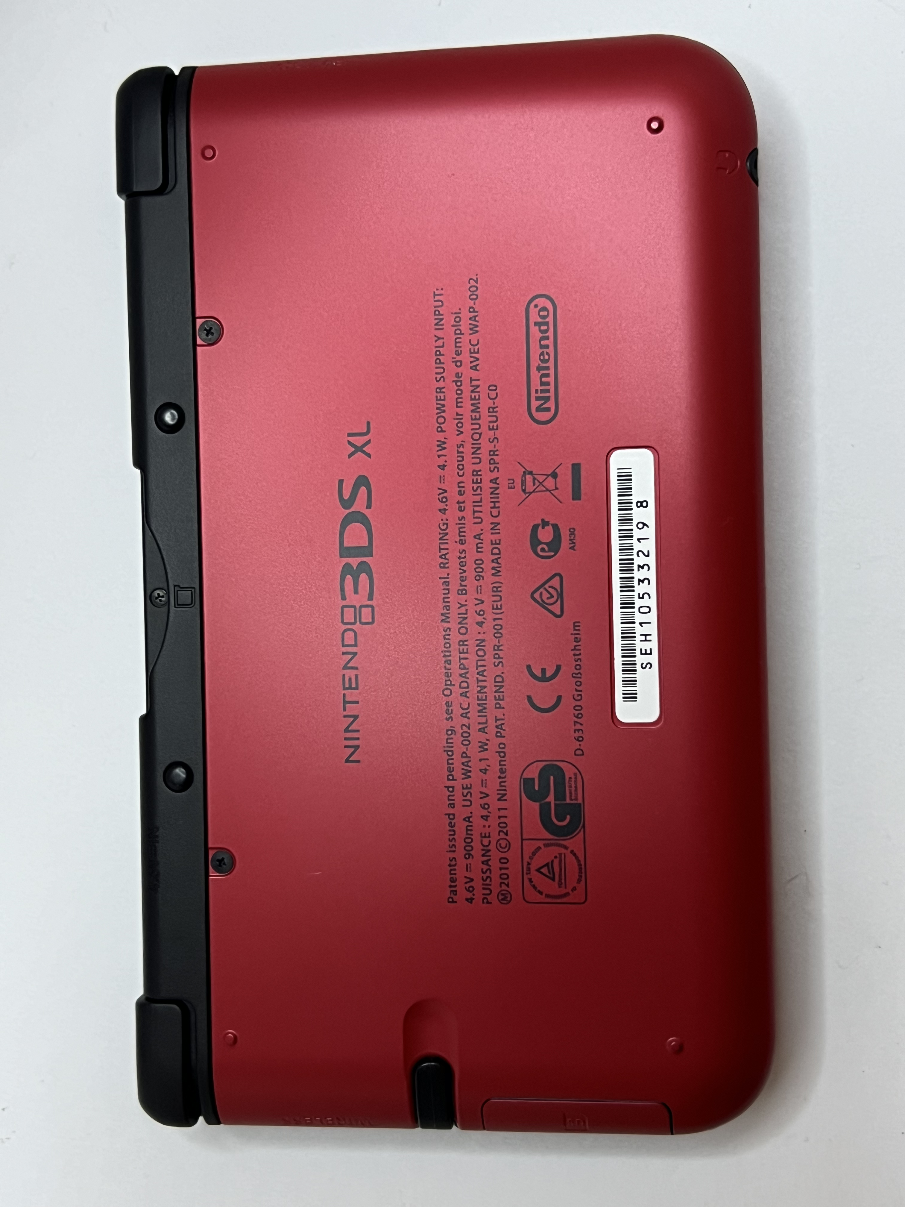 Nintendo 3DS XL Konsole rot CIB mit OVP, 128GB, Pokemon Bank, Poke Mover & vielen Extras