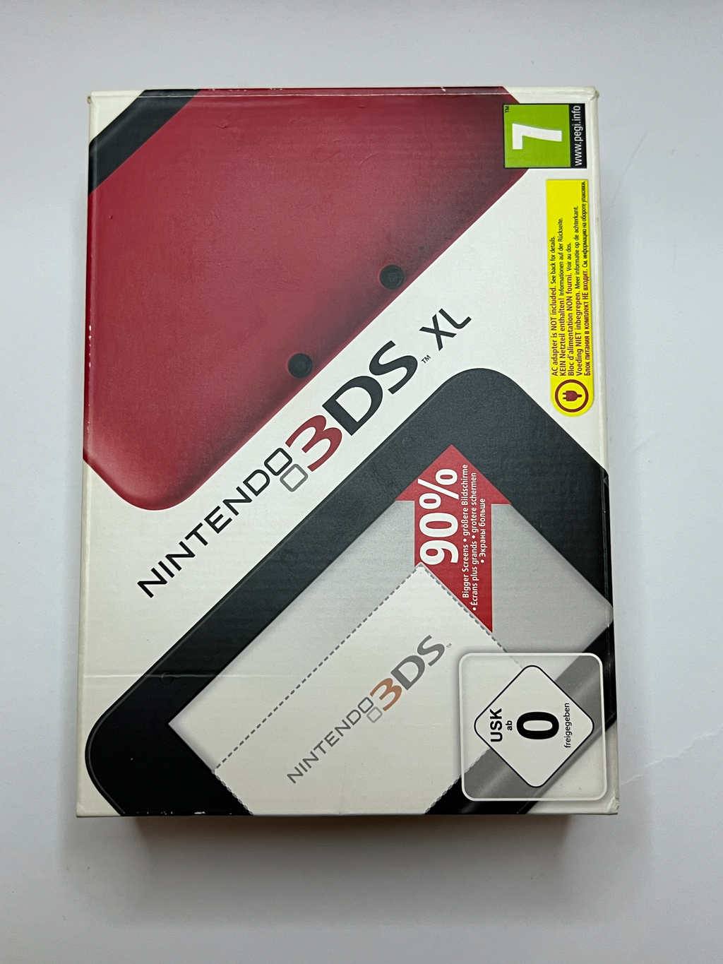 Nintendo 3DS XL Konsole rot CIB mit OVP, 128GB, Pokemon Bank, Poke Mover & vielen Extras